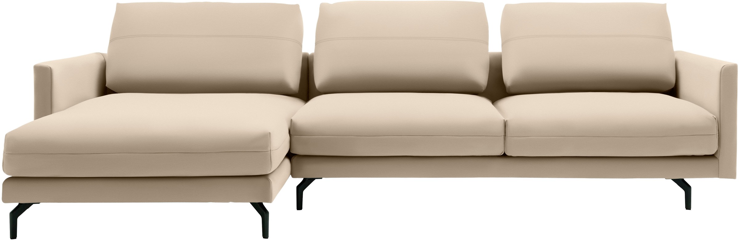 Creation BY ROLF BENZ Ecksofa "CR.414, Designecksofa, Polsterecke, Breite 300cm, L-Form" wahlweise aus feinstem Rindsleder oder hochwertigem Chenille