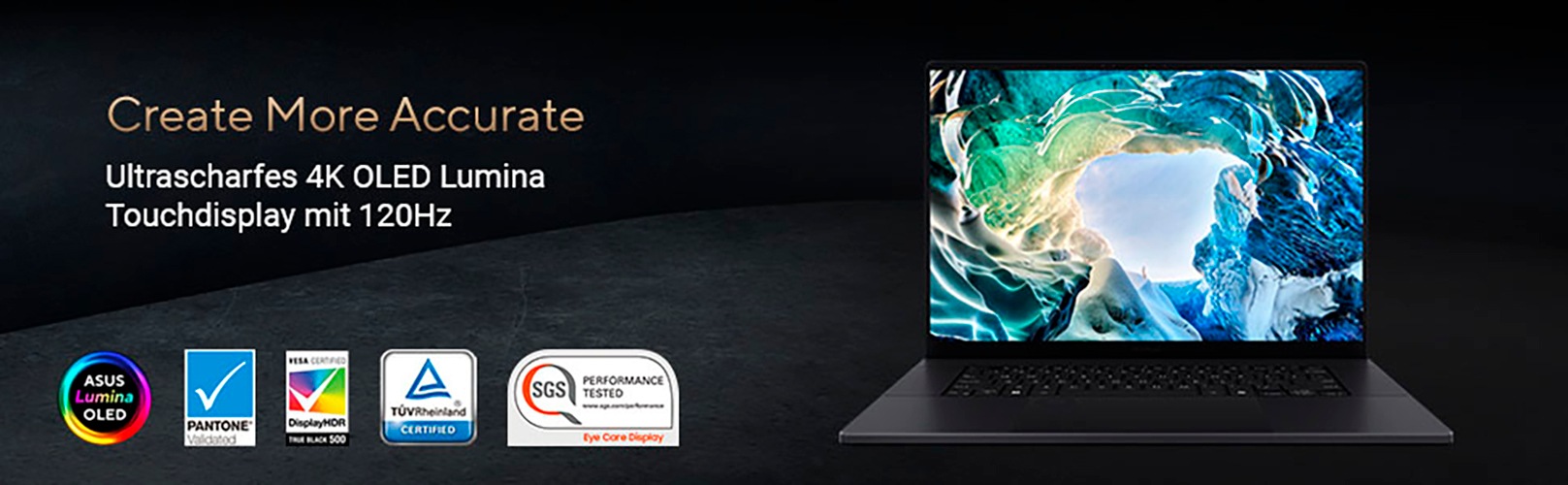 Asus Notebook »ProArt P16 H7606WV-ME070W«, 40,6 cm, / 16 Zoll, AMD, Ryzen™ AI 9, GeForce RTX 4060, 2000 GB SSD