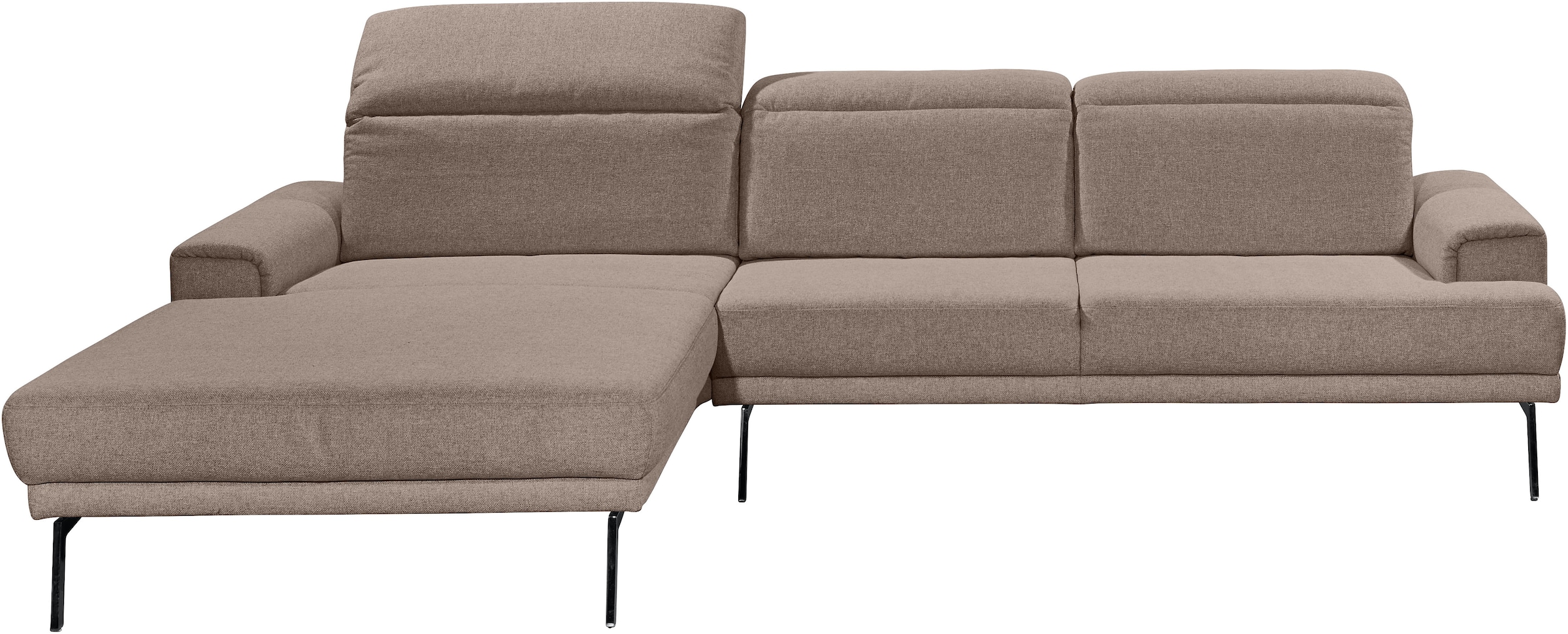 Musterring Ecksofa "MR 4580", mit Kopf- und Sitztiefenverstellung, Metallfu günstig online kaufen