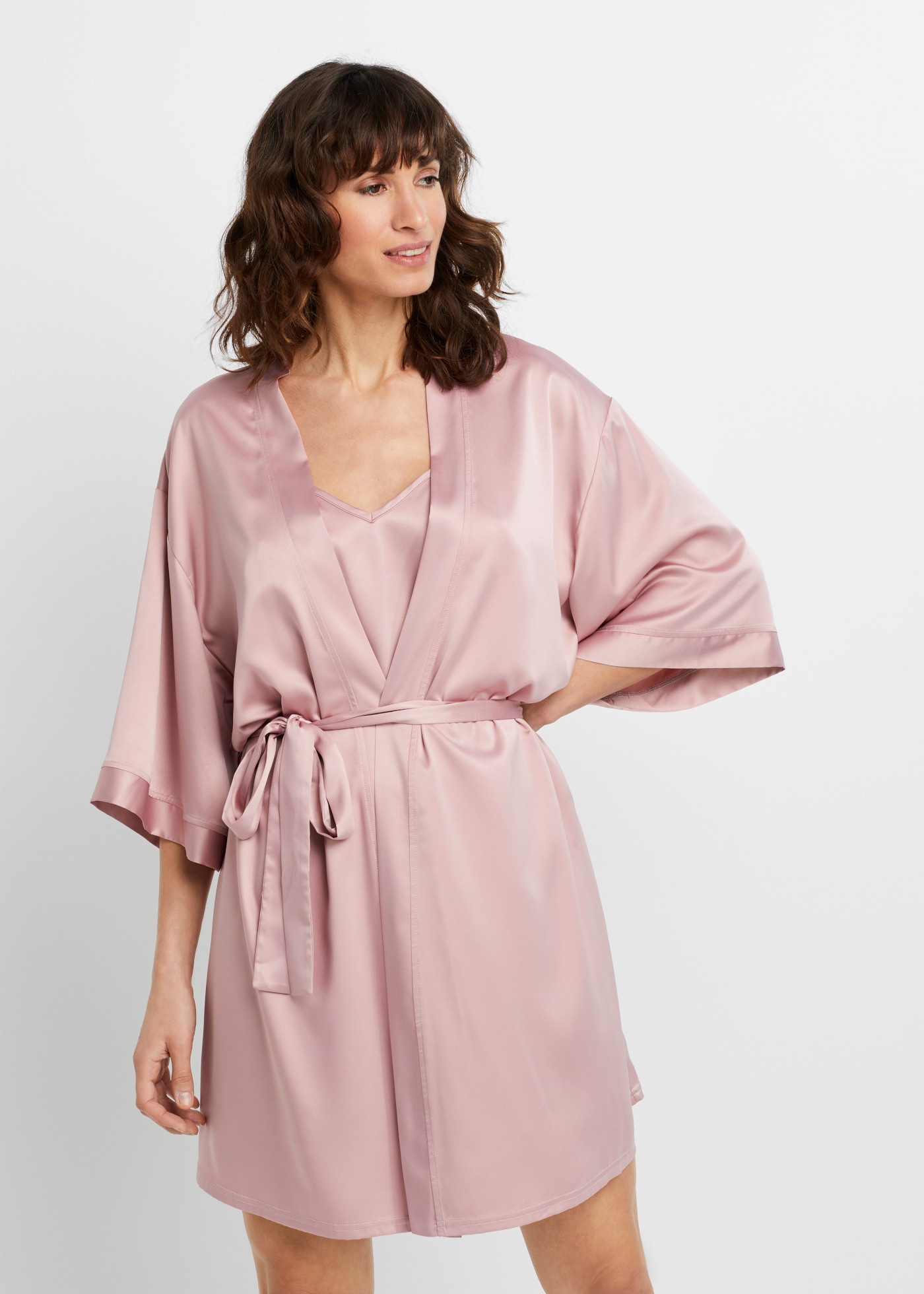 bonprix Kimono Set, 2er, im Kimono-Stil mit Negligé