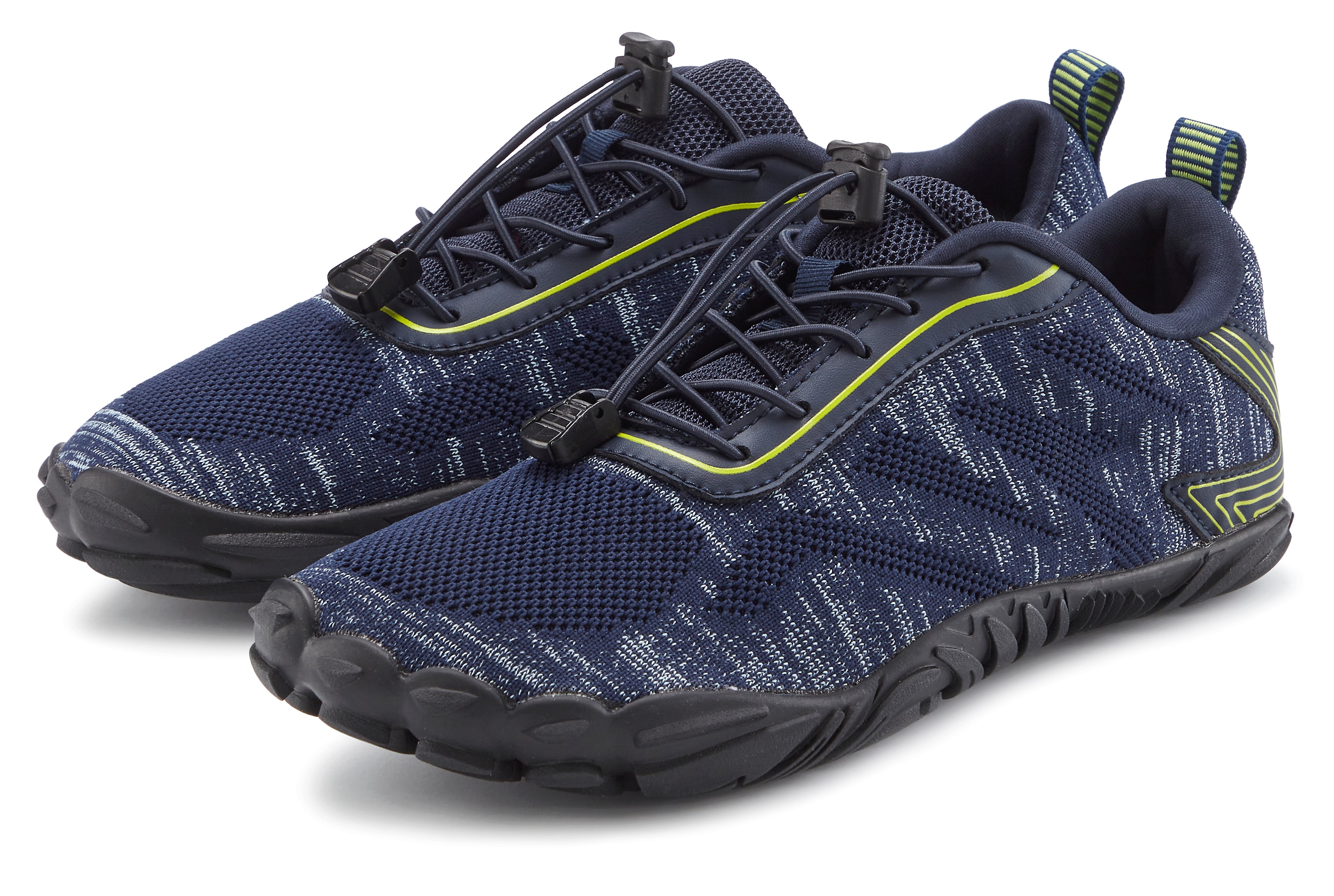 John Devin Sneaker "Freizeitschuh, Halbschuh, Turnschuh, Barfußschuh" mit elastischen Bändern für schnelles Reinschlüpfen, Unisex VEGAN