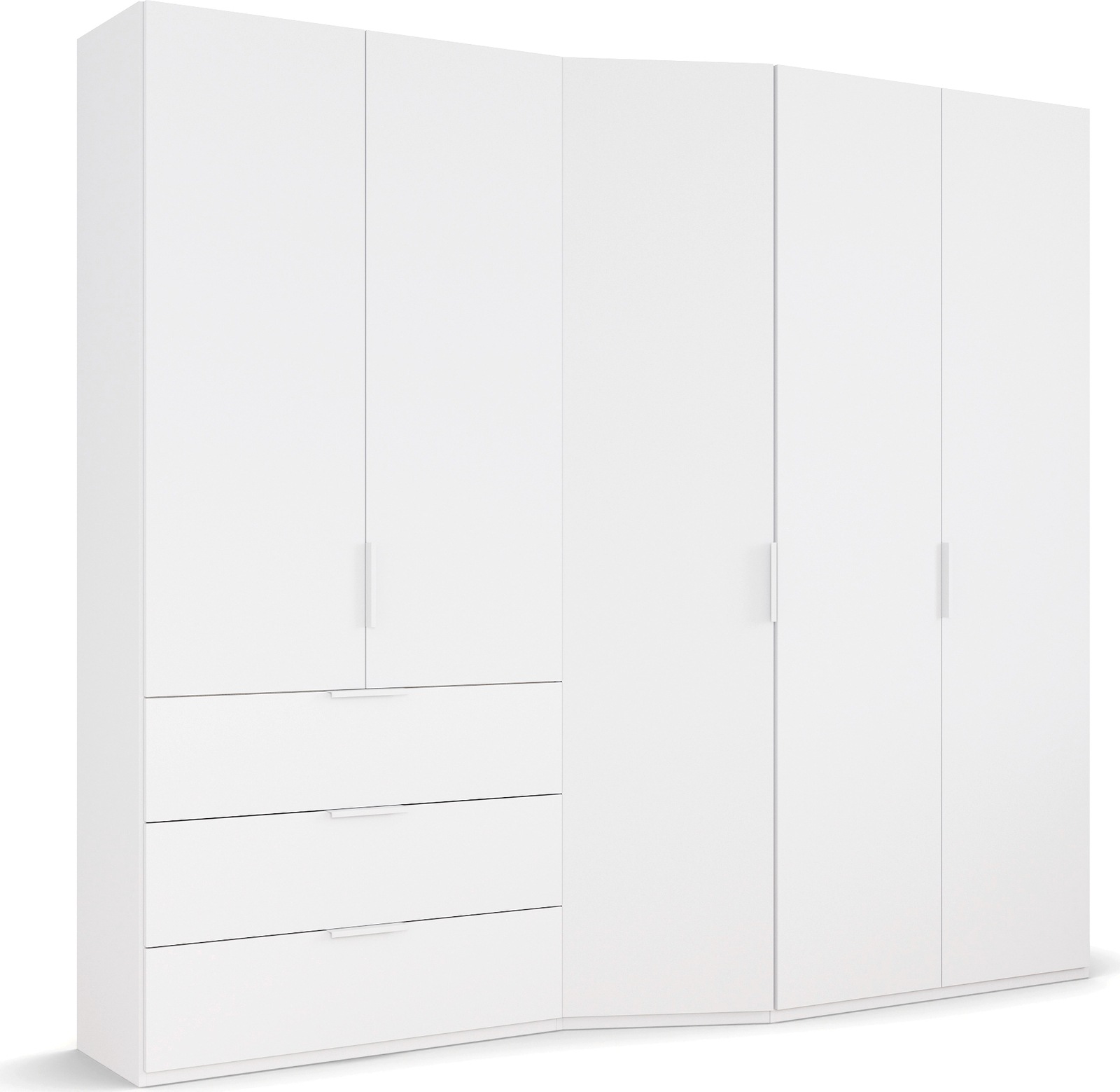 rauch Drehtürenschrank "Kleiderschrank Schrank Garderobe Wäscheschrank WAVE" Breiten 247/297 cm, Höhe 222 cm, inkl. SOFT-CLOSE-FUNKTION, in 2 unterschiedlichen Tiefen, mit Soft-Close Funktion MADE IN GERMANY