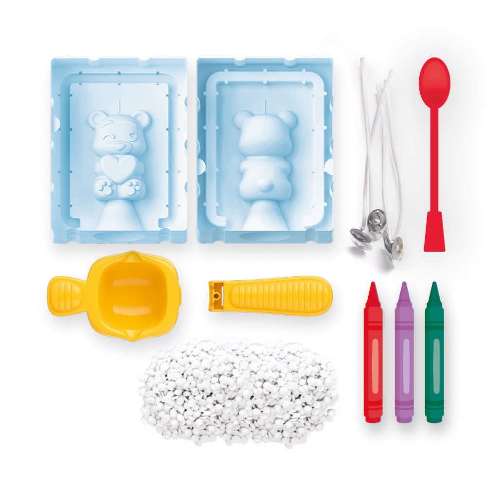 Clementoni® Kreativset »Idea, Deine Kerzen-Kreationen - Bär« Made in Europe