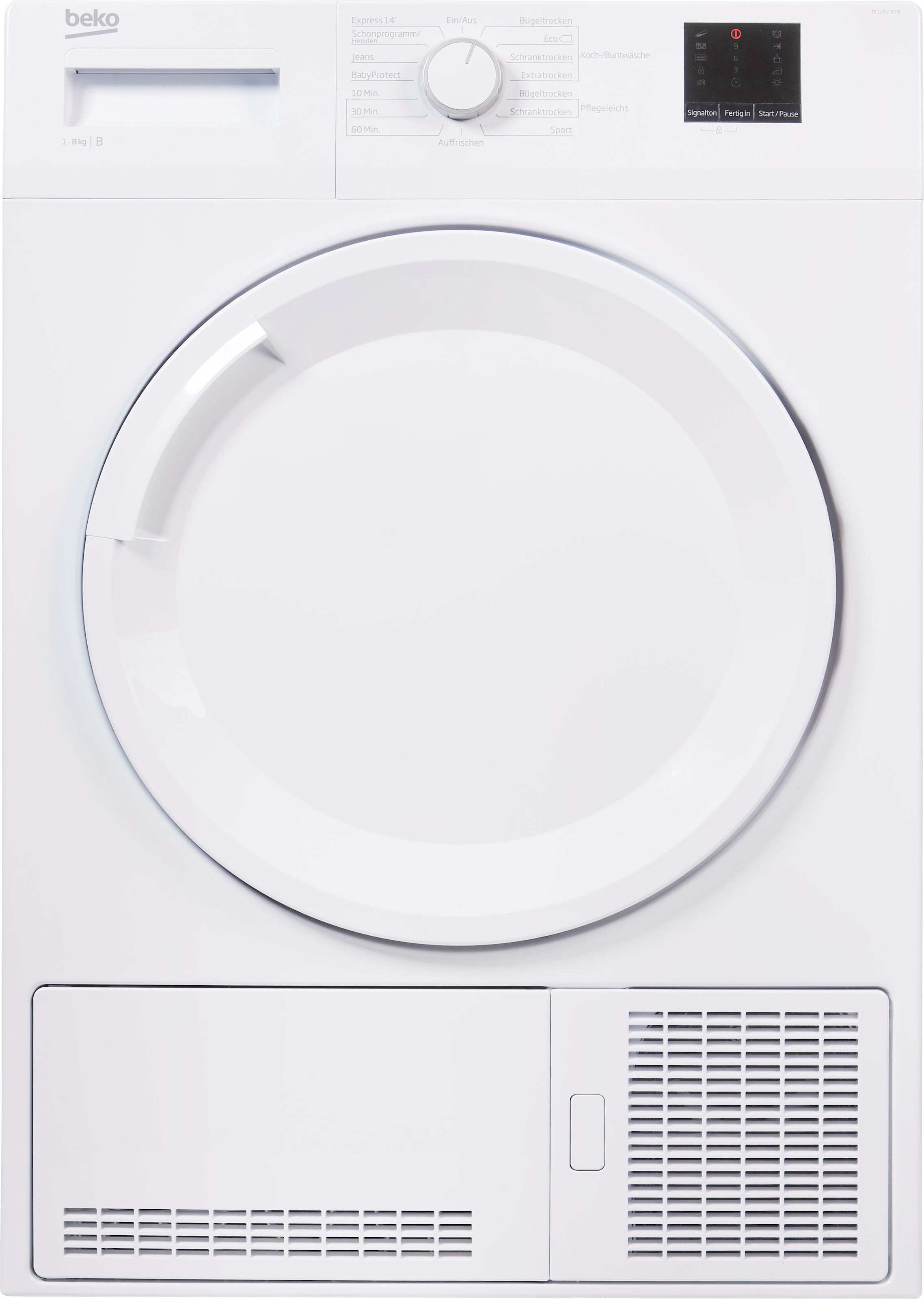 BEKO Kondenstrockner »DCU 8230 N«, 8 kg