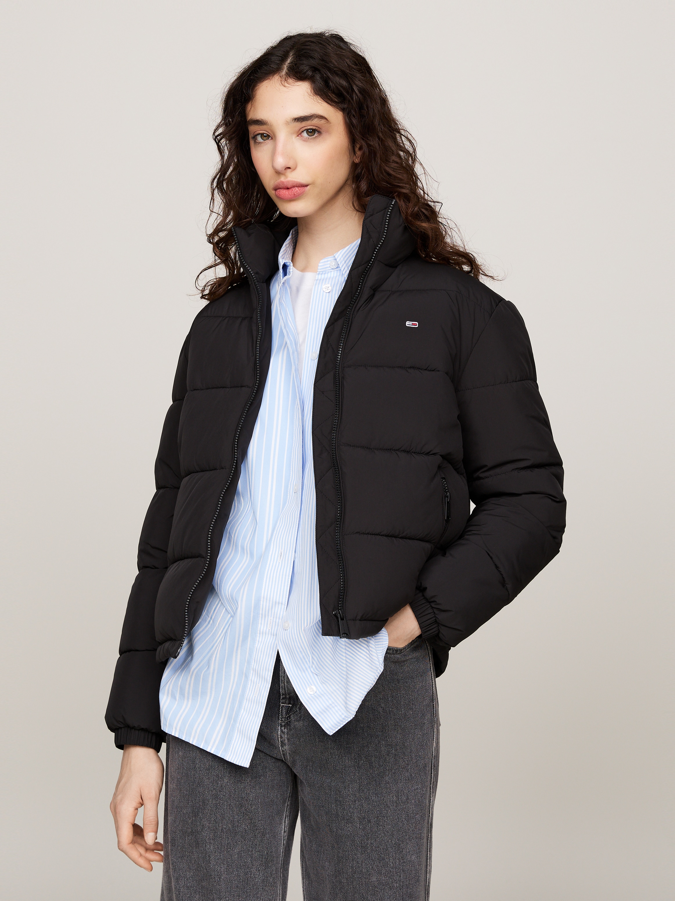 Tommy Jeans Steppjacke "TJW ESSENTIAL PUFFER EXT", mit Logostickerei