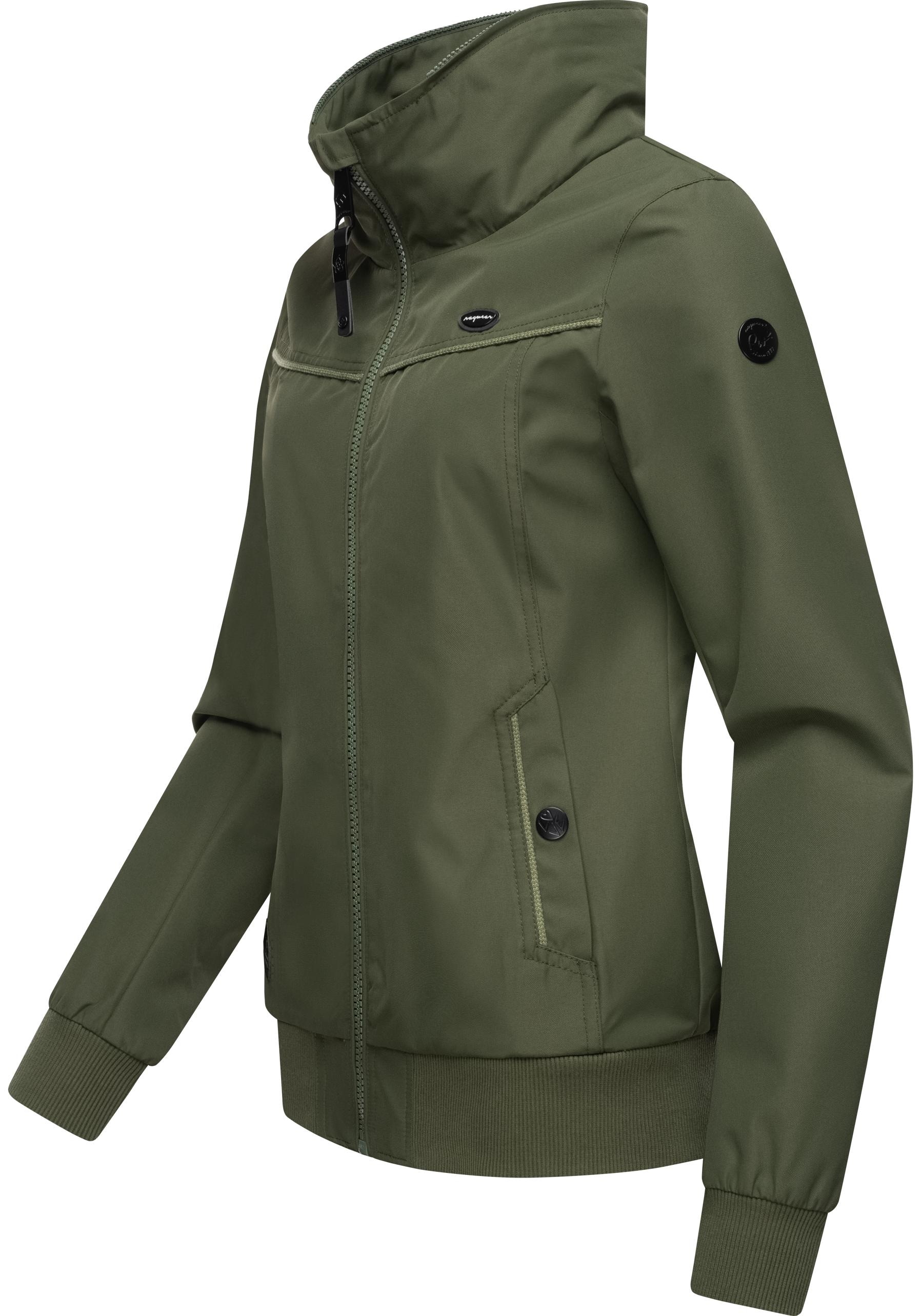 Ragwear Outdoorjacke »Jotty«, mit Kapuze, wasserdichte Übergangsjacke mit abnehmbarer Kapuze