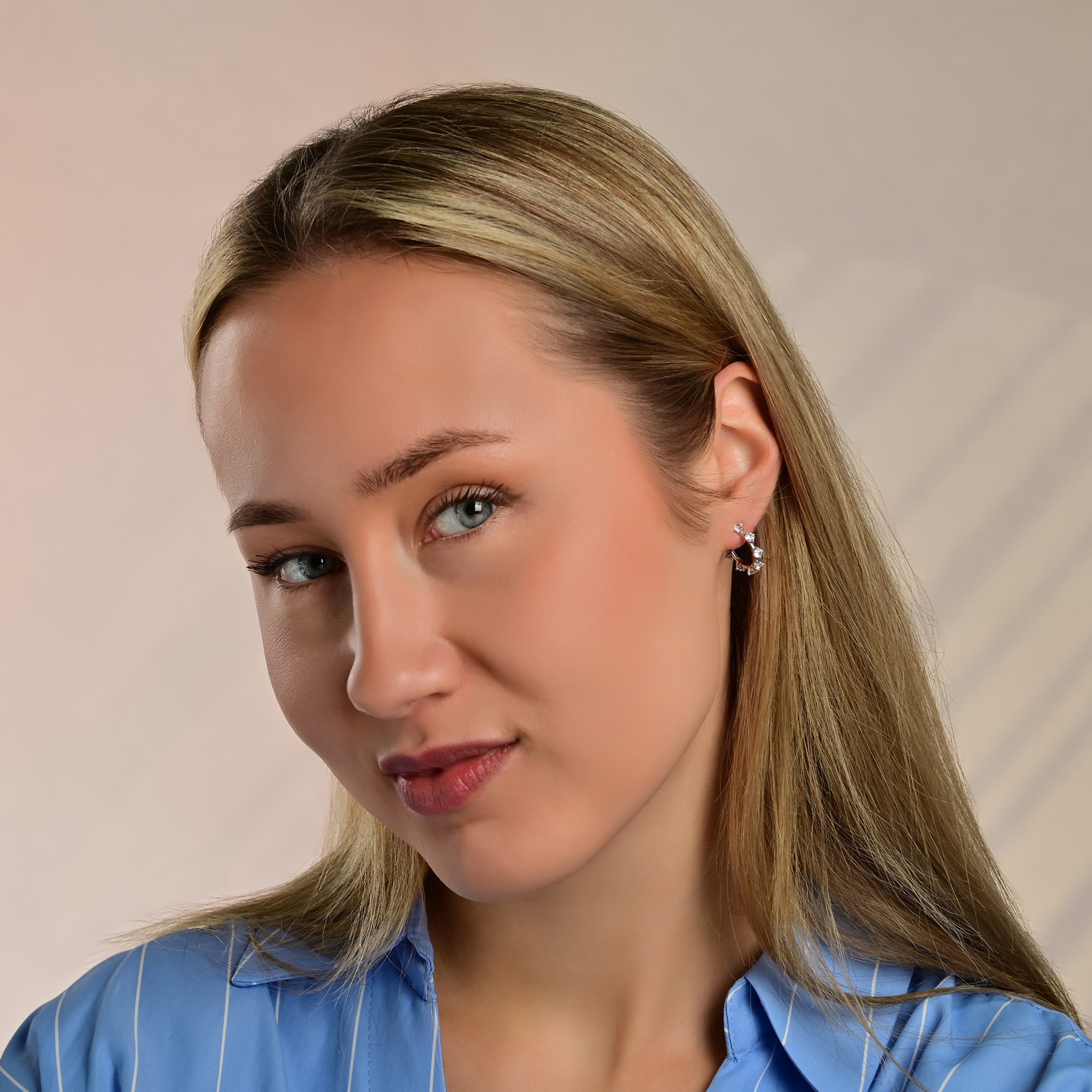 Adelia´s Paar Ohrhänger "Ohrringe – Ohrstecker aus 925 Silber mit Zirkonia" Zum Verschenken – passend für viele Anlässe