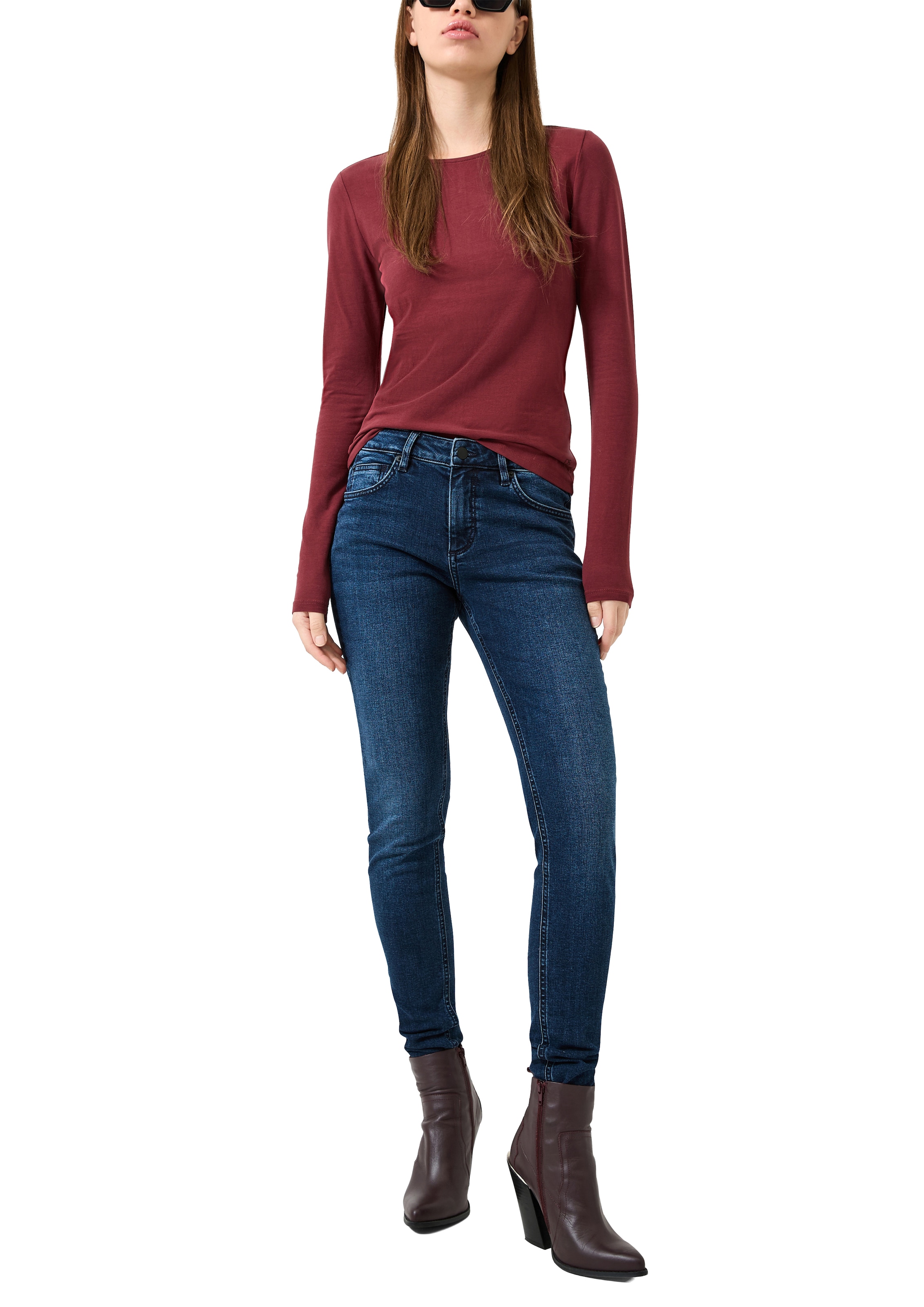 QS Stretch-Hose  Slim Fit Jeans mit Stretch