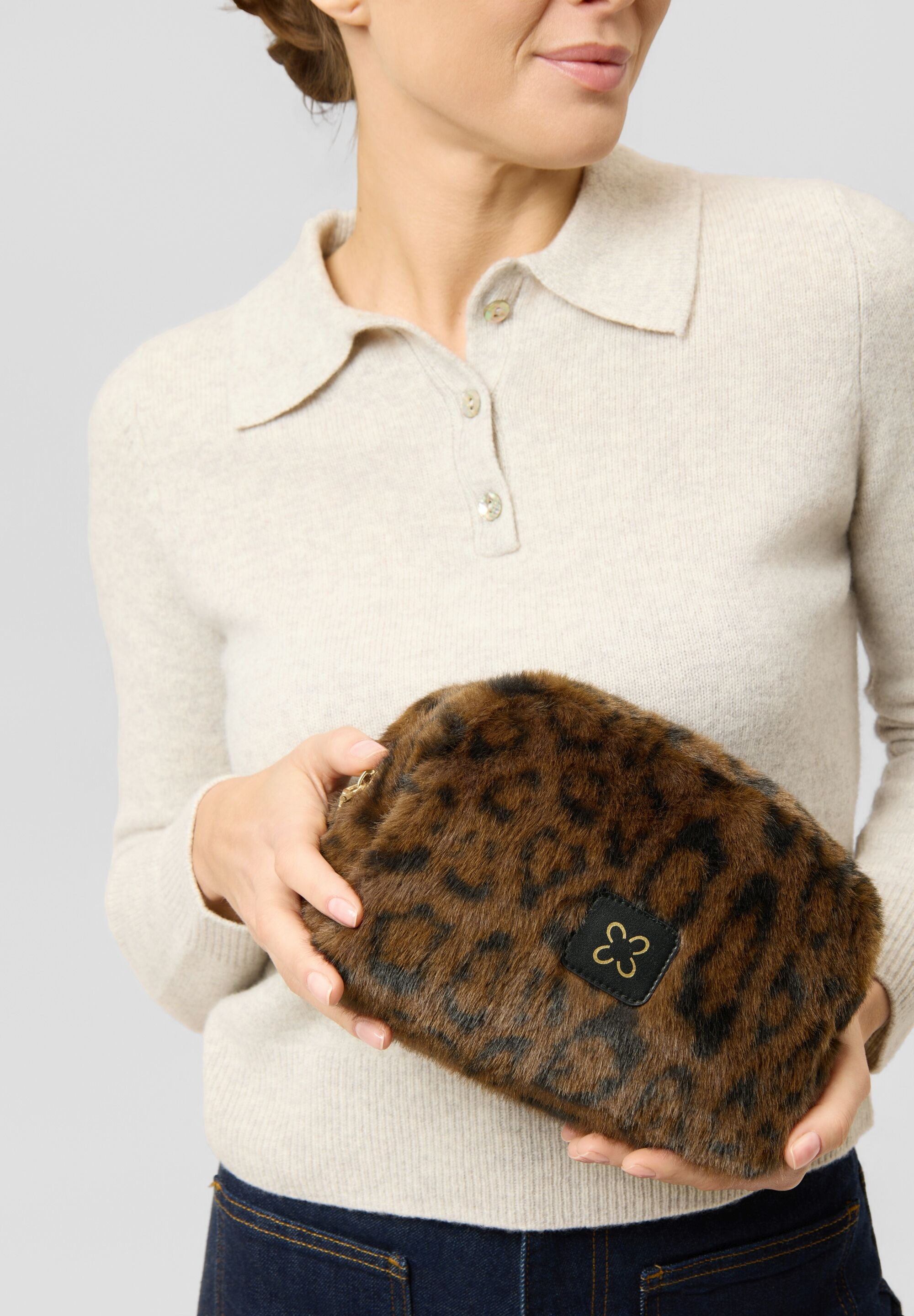 Codello Kosmetiktasche »Codello Tasche« mit Leomuster