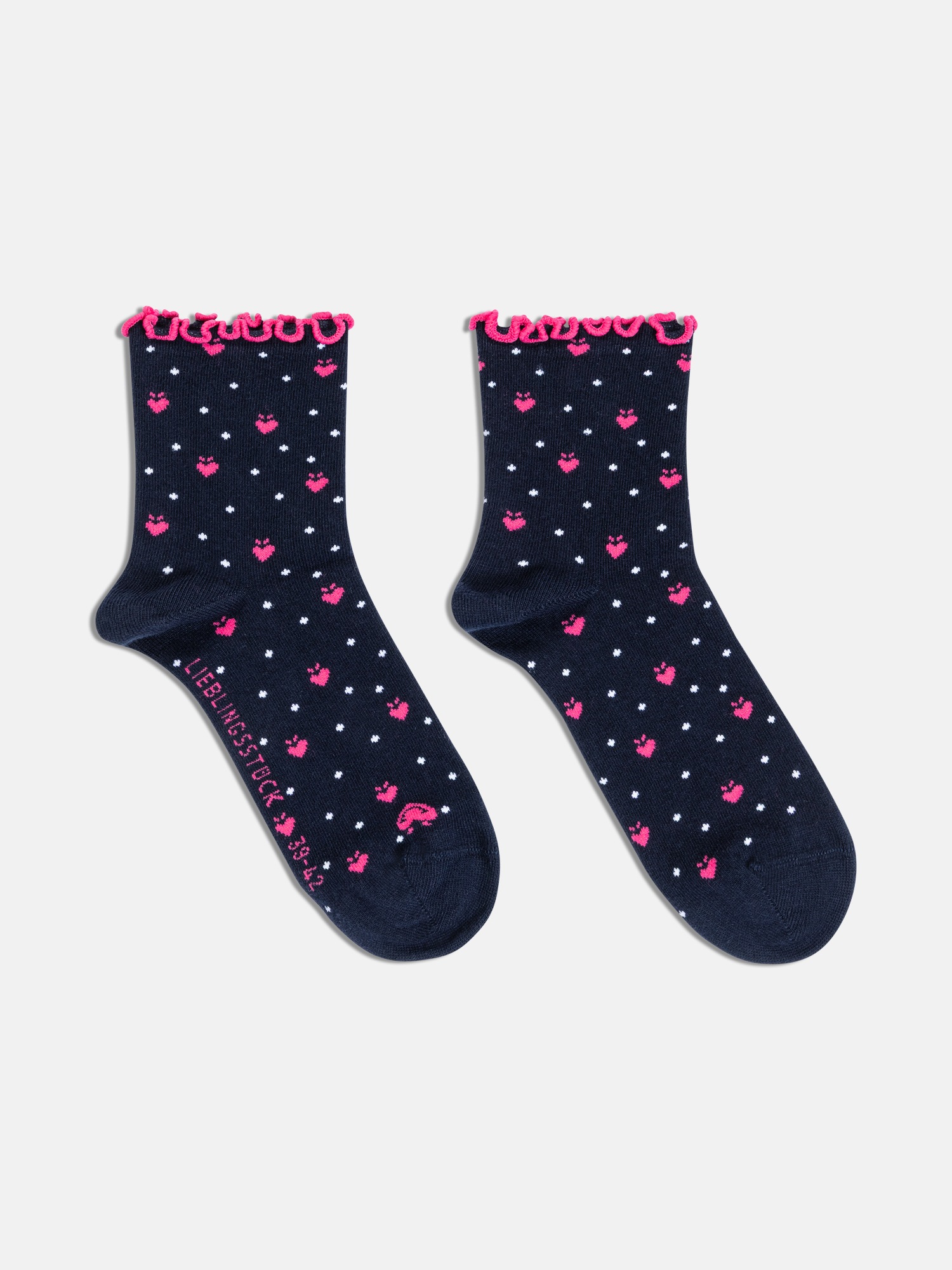 Lieblingsstück Langsocken "Lovely Socks "DorothyEP" aus Baumwollmix" mit Ba günstig online kaufen