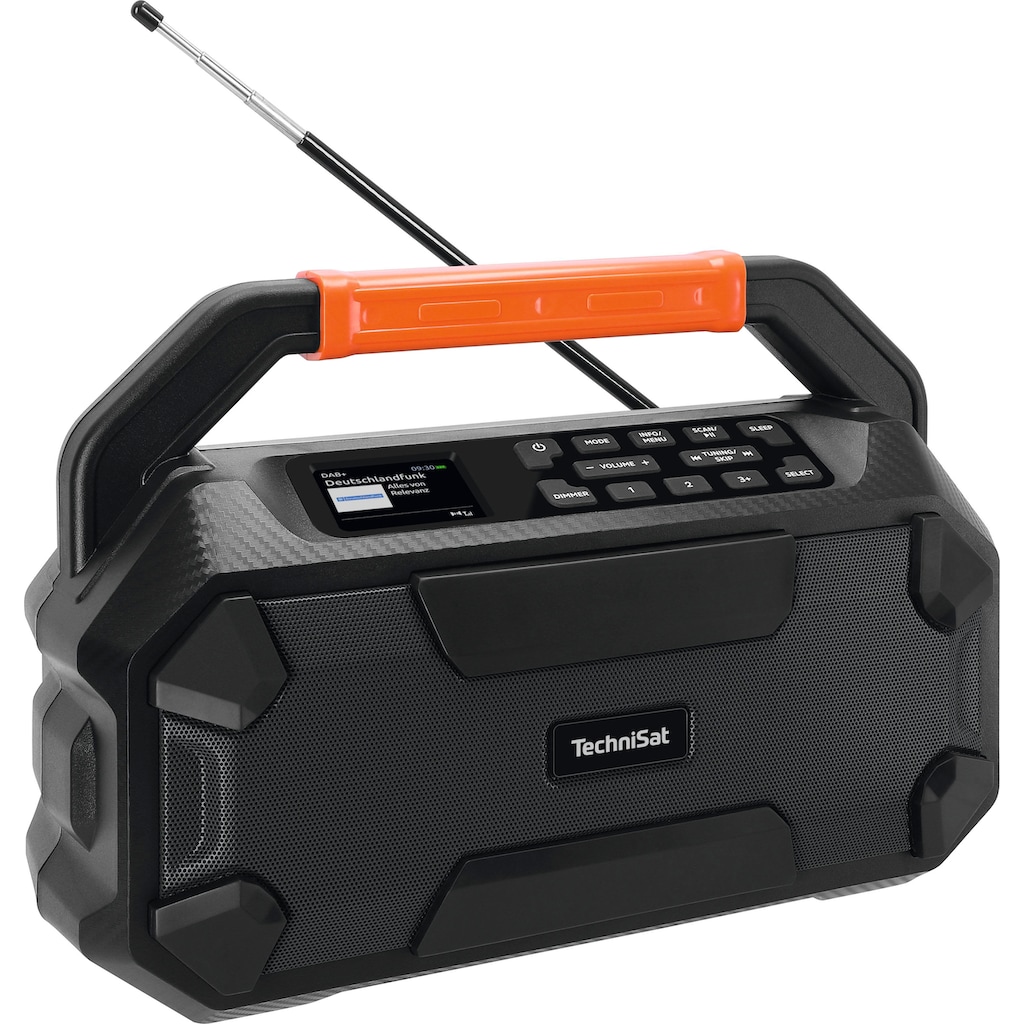 TechniSat Baustellenradio »DIGITRADIO 231 OD«, (Bluetooth Digitalradio (DAB+)-UKW mit RDS 16 W)