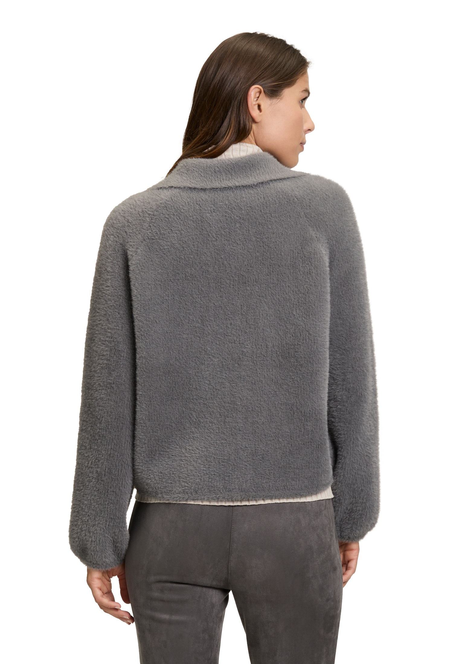 Betty Barclay Strickjacke »Betty Barclay Strick-Cardigan mit Kragen«, Material