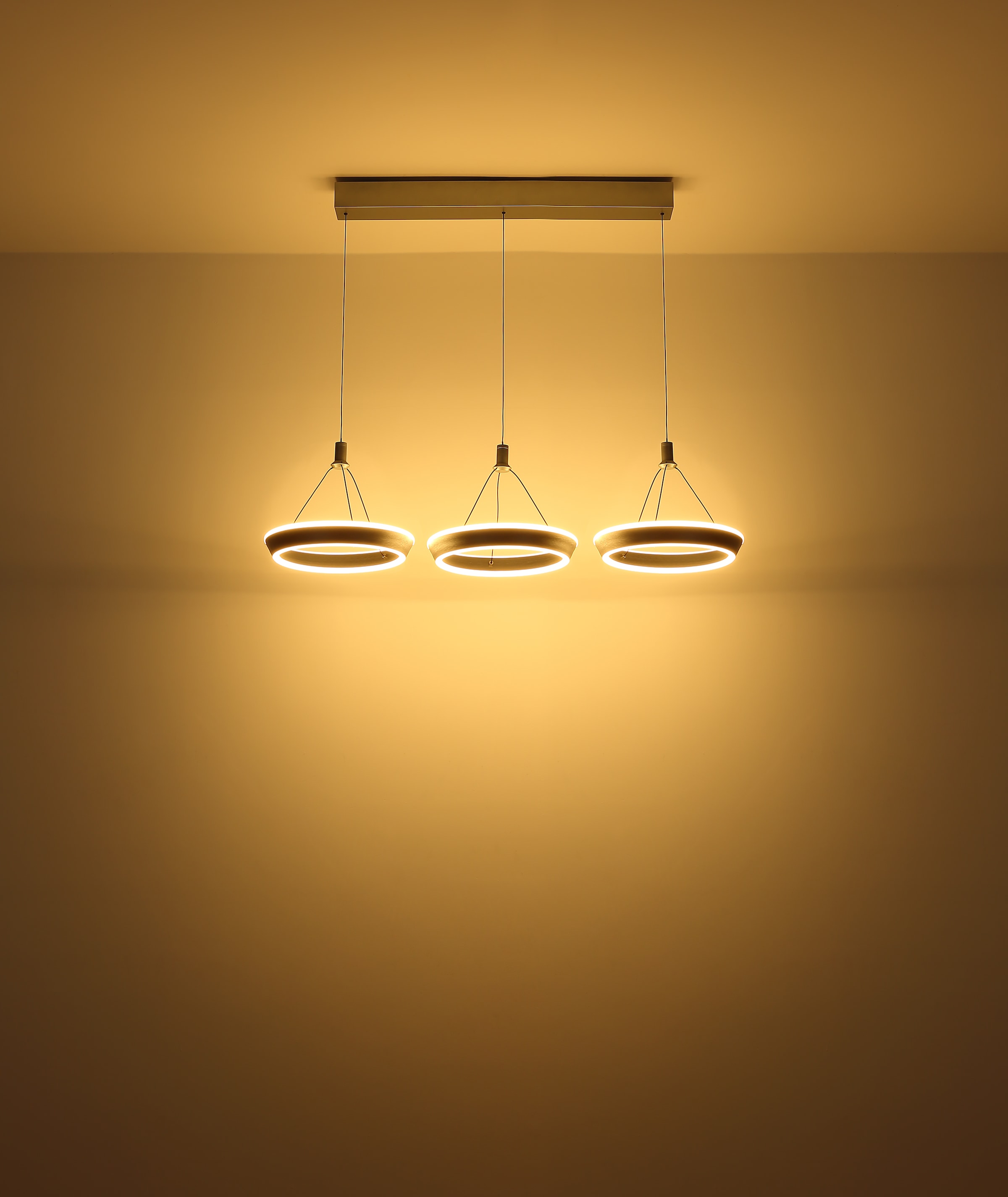 GLOBO LIGHTING LED Pendelleuchte »FERRA«, Leuchtmittel LED-Modul | LED fest integriert, Hängelampe/Hängeleuchte/Wohnzimmer/Esstisch/elegant