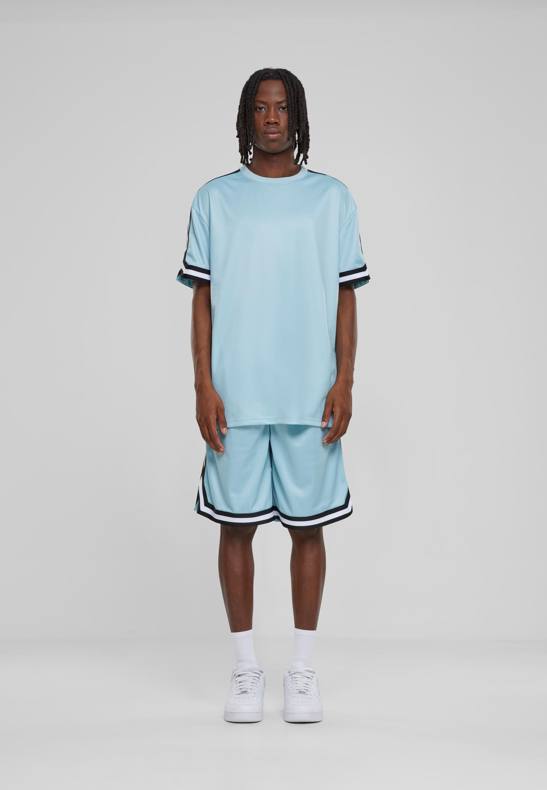 URBAN CLASSICS T-Shirt »Urban Classics Herren Oversized Stripes Mesh Tee«, (1 tlg.)