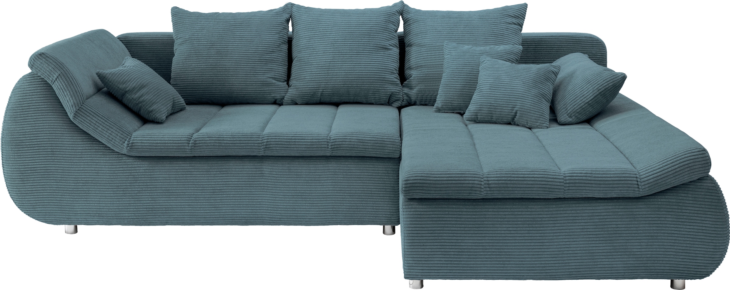 INOSIGN Ecksofa "Imola, bequem, aktuelle Steppung im Sitz, L-Form, Breite 2 günstig online kaufen