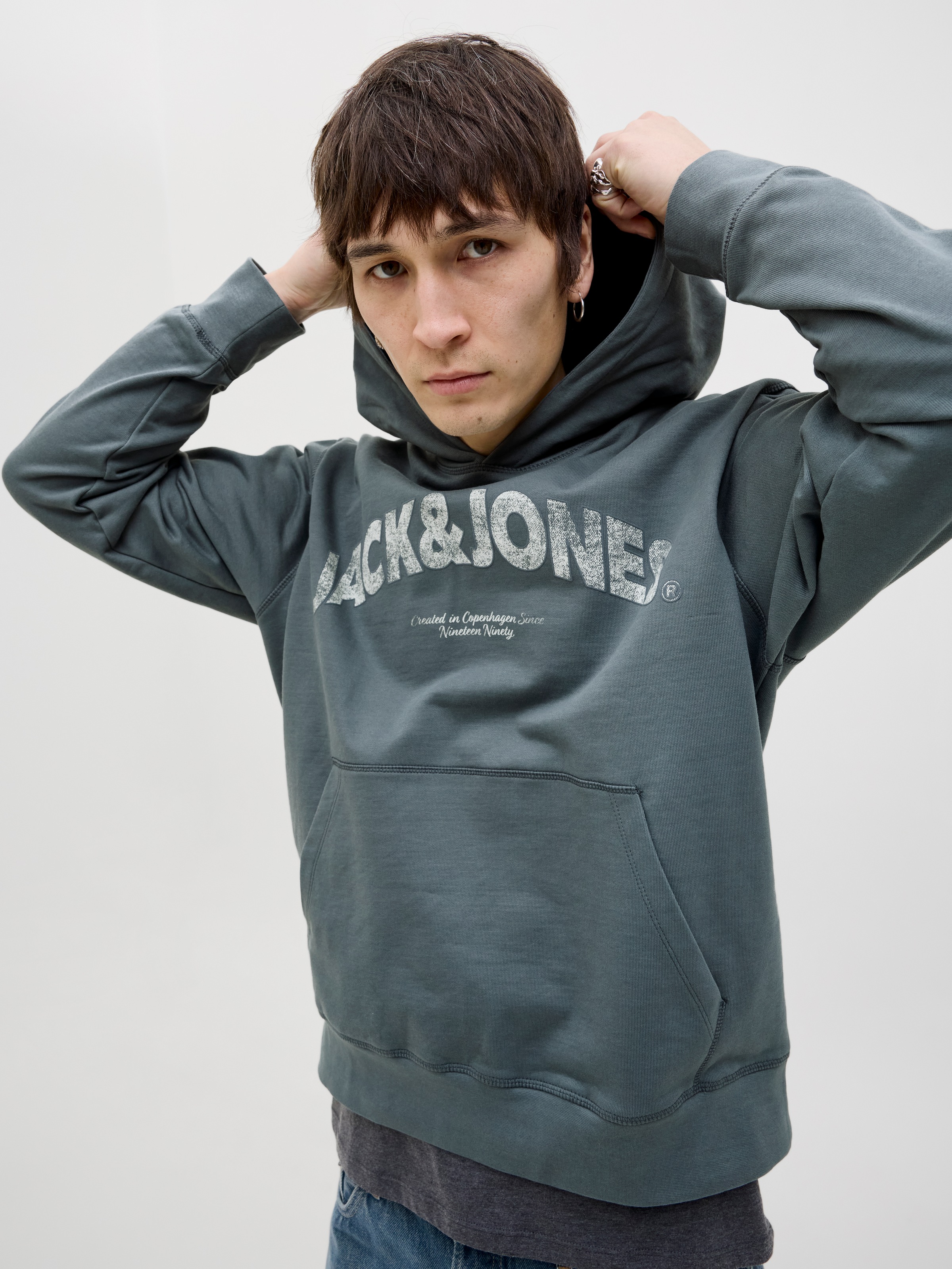 Jack & Jones Kapuzensweatshirt "JORALMERIA SWEAT HOOD", mit Logo Print günstig online kaufen