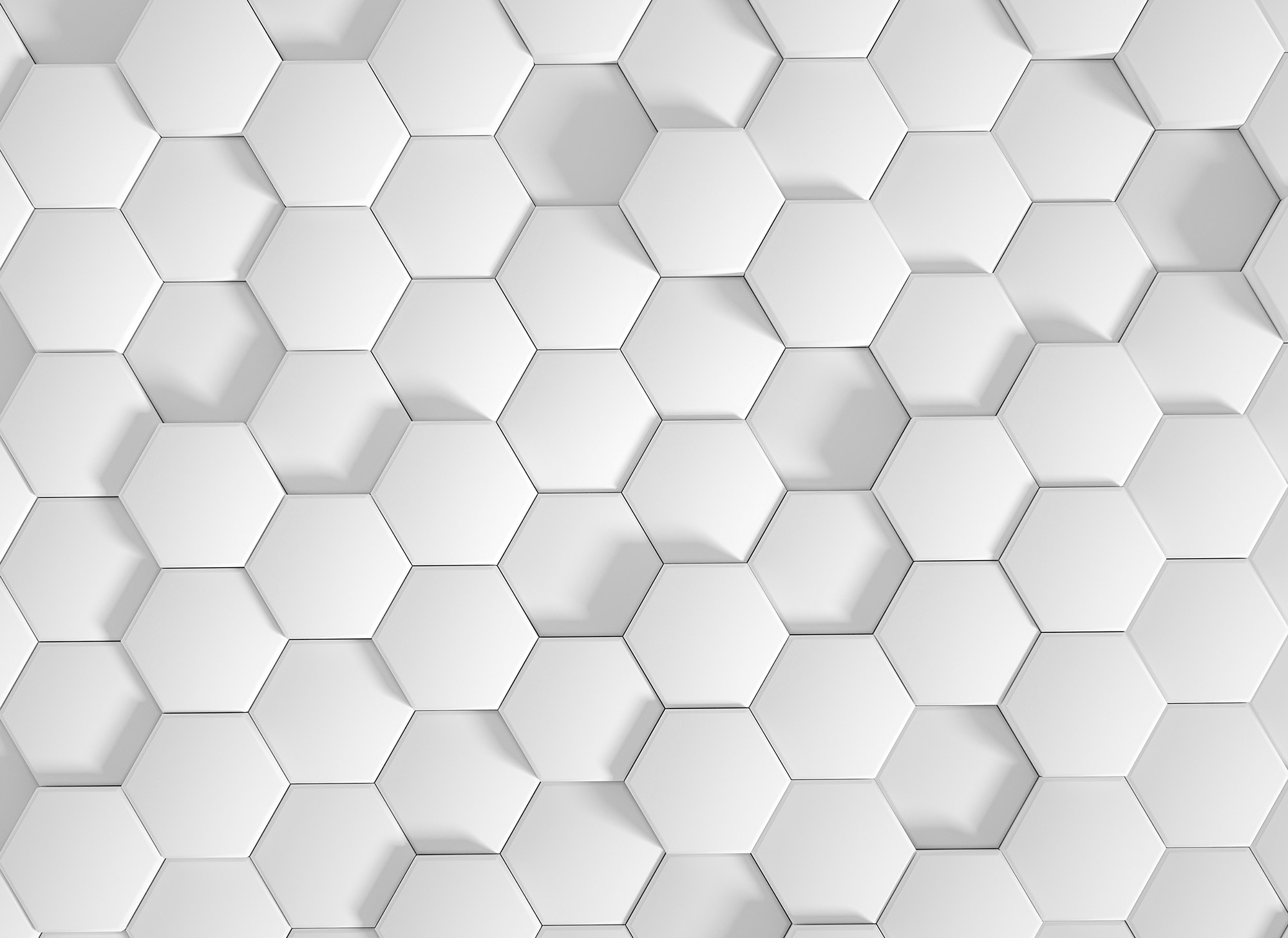 living walls Fototapete "Designwalls Honeycomb 1" glatt Vlies, Wand, Schräge, Decke