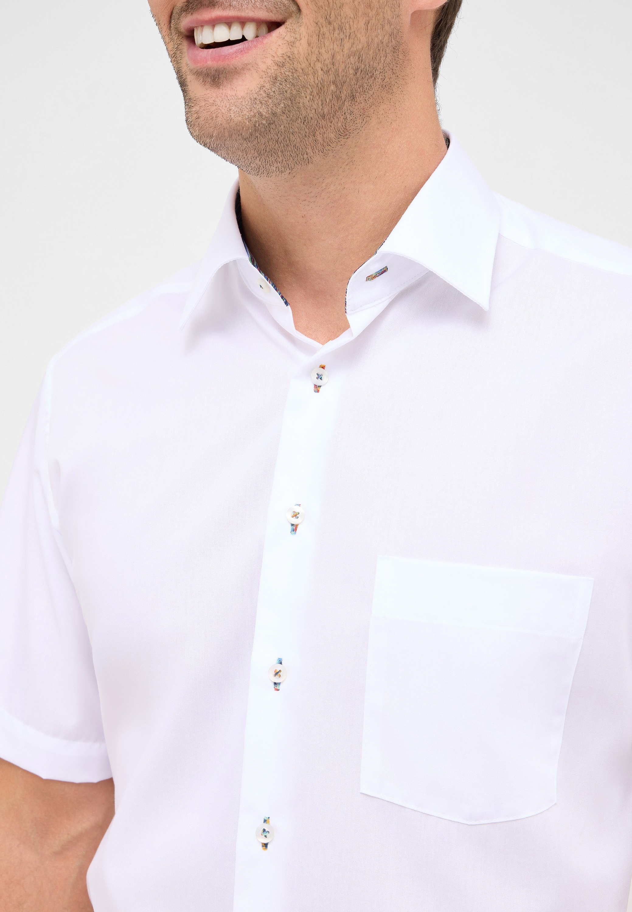 Thumbnail - Eterna Kurzarmhemd "MODERN FIT" NON IRON (bügelfrei)