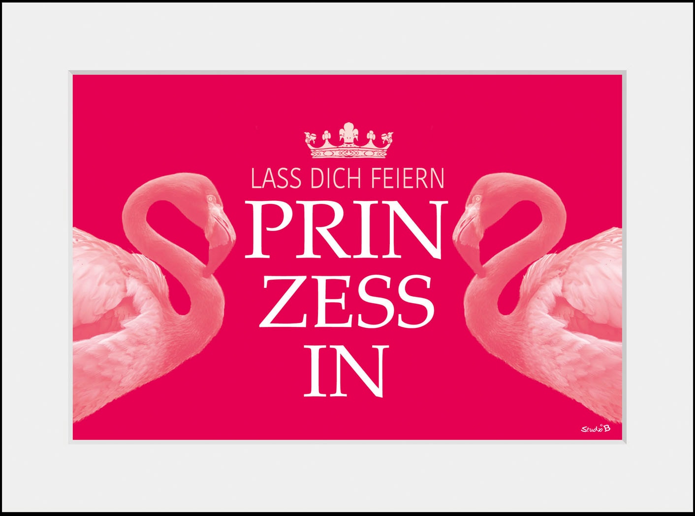 queence Bild "PRINZESSIN", Flamingos, (1 St.) günstig online kaufen