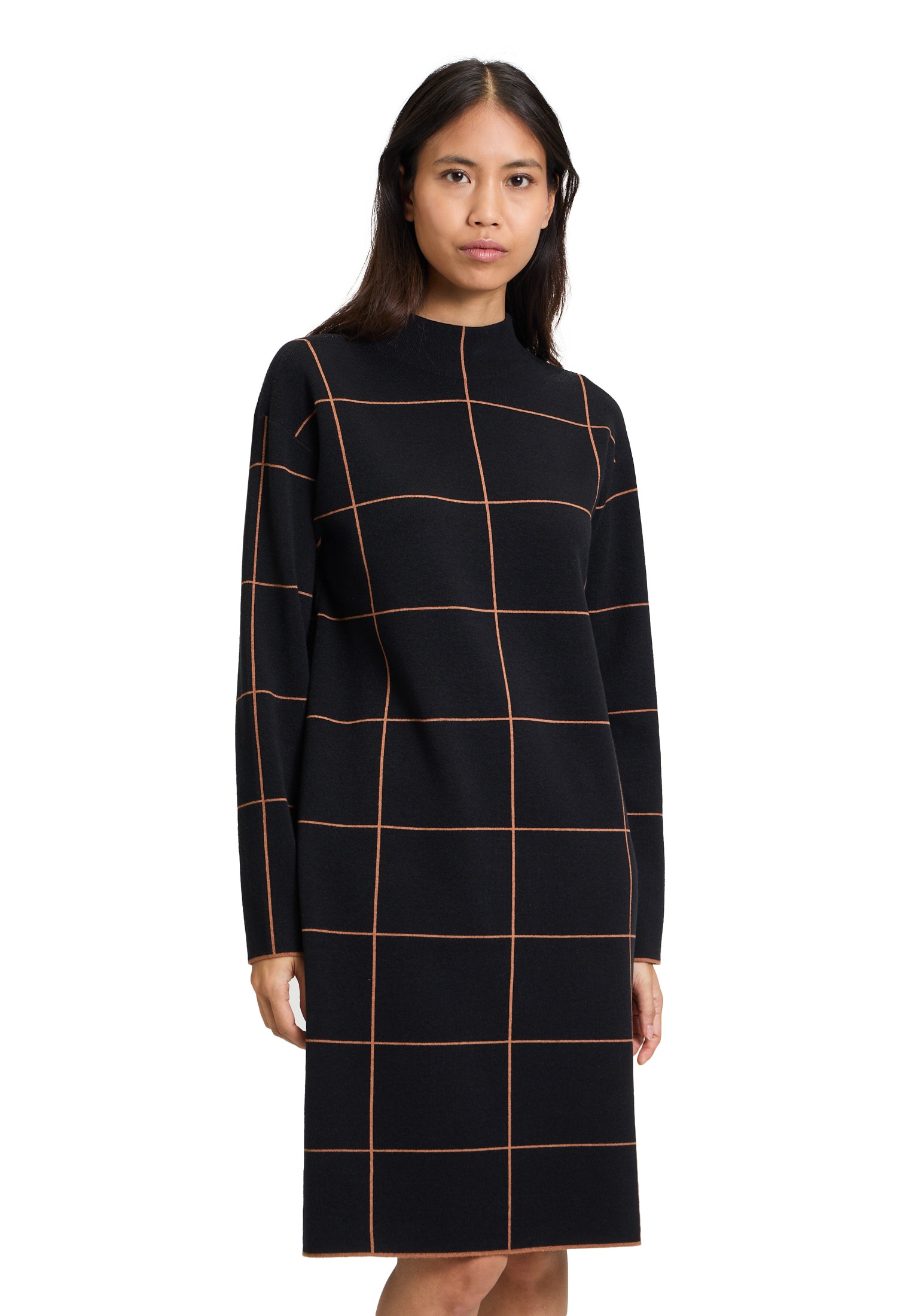 Betty Barclay Strickkleid "Betty Barclay Damen Strickkleid mit Jacquard", K günstig online kaufen