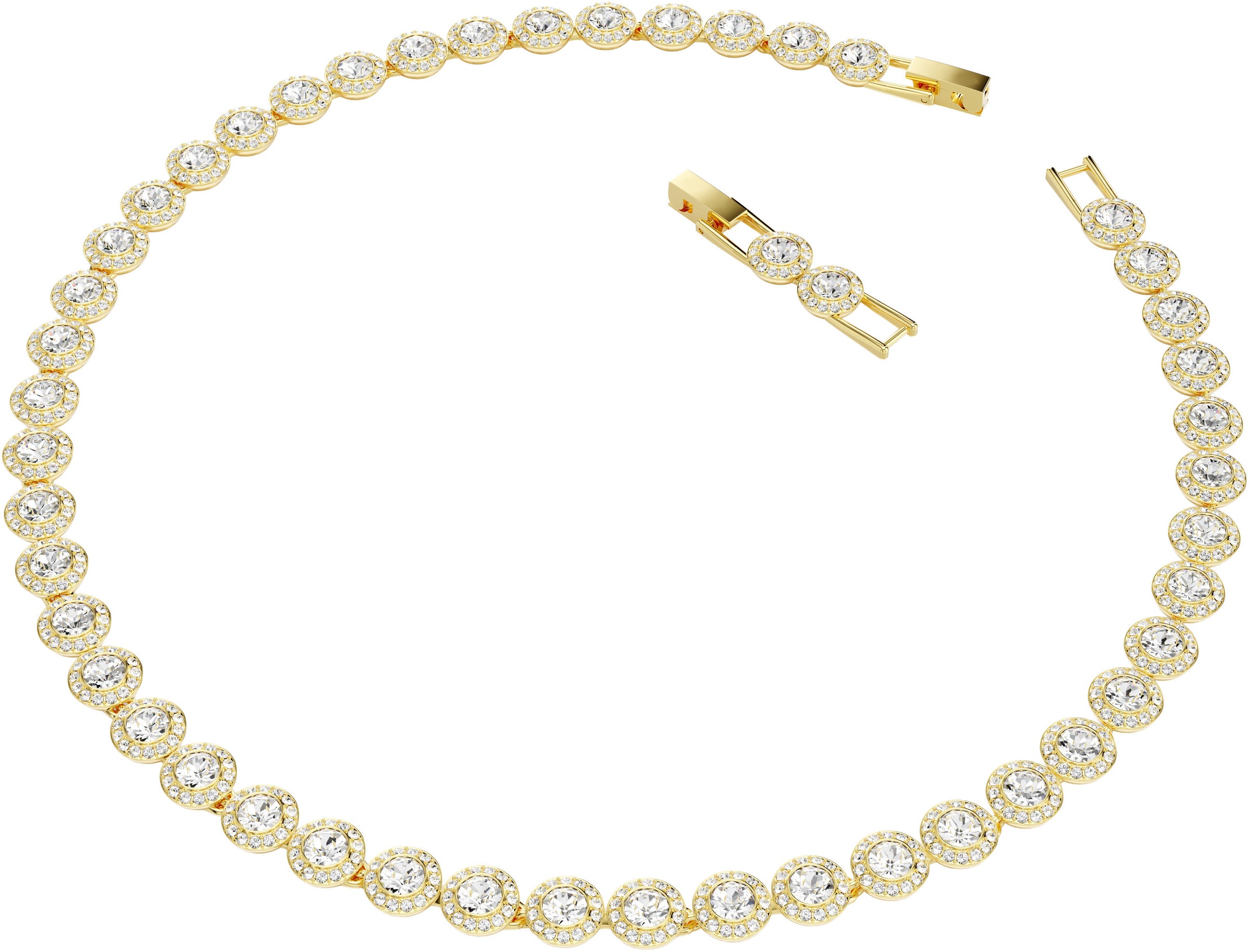 Swarovski Collier »Schmuck Geschenk Una Angelic Tennis Halskette, 5720505, 5727095«, mit Swarovski® Kristall
