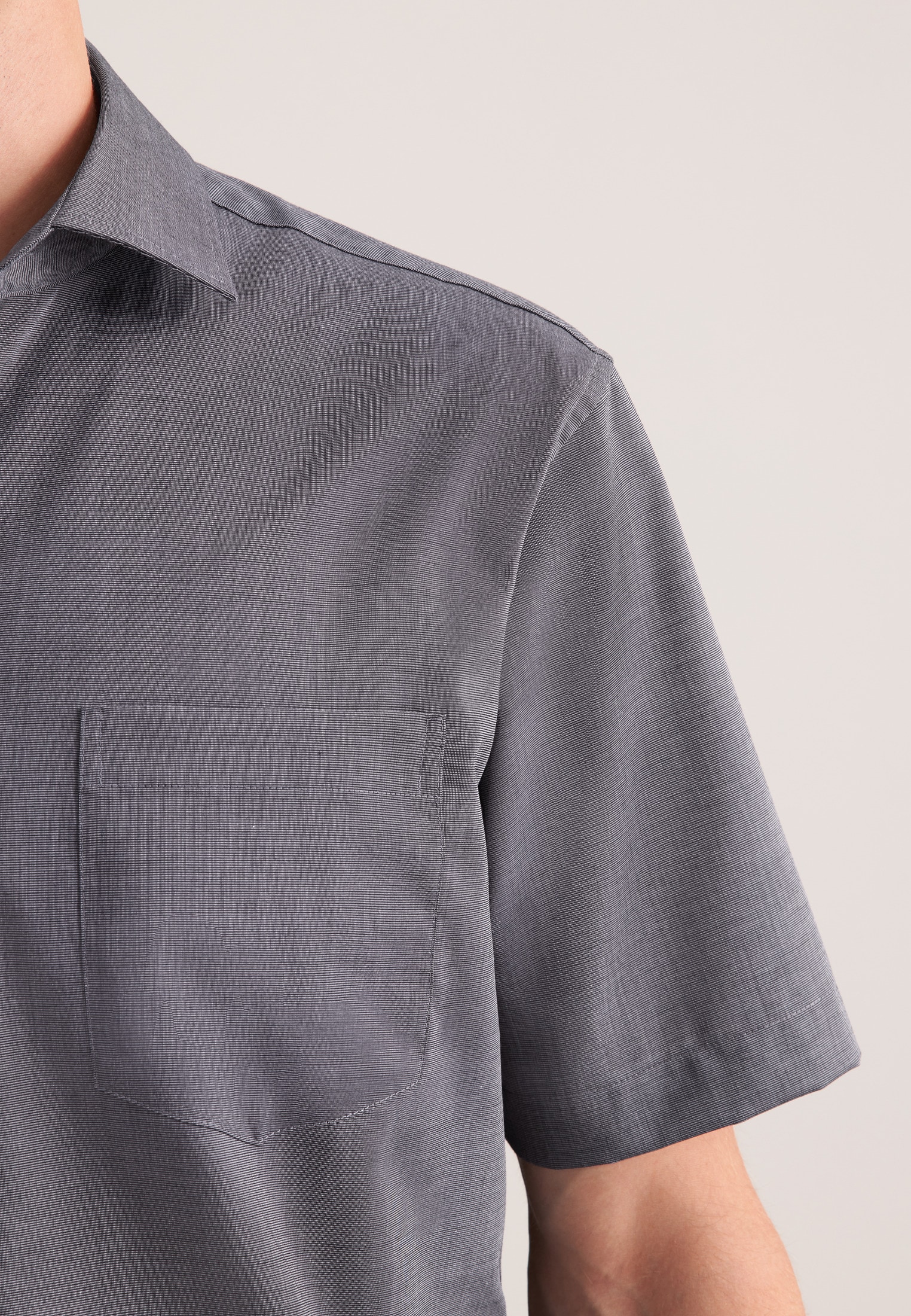 seidensticker Businesshemd »Schwarze Rose« Regular 1/2 Kentkragen Uni