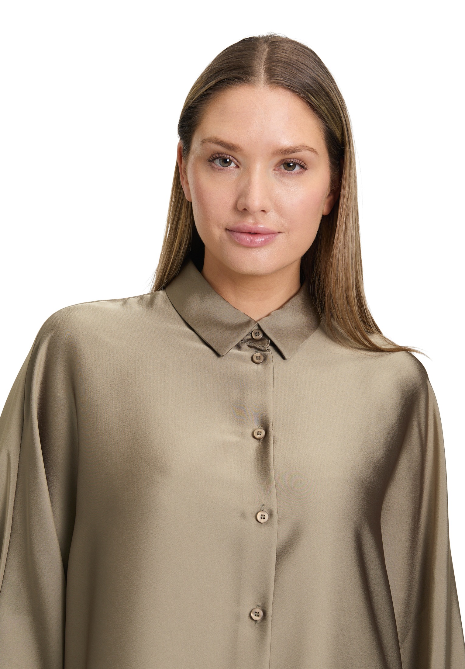 Vera Mont Satinbluse »Vera Mont Damen Satin-Bluse mit Kragen«