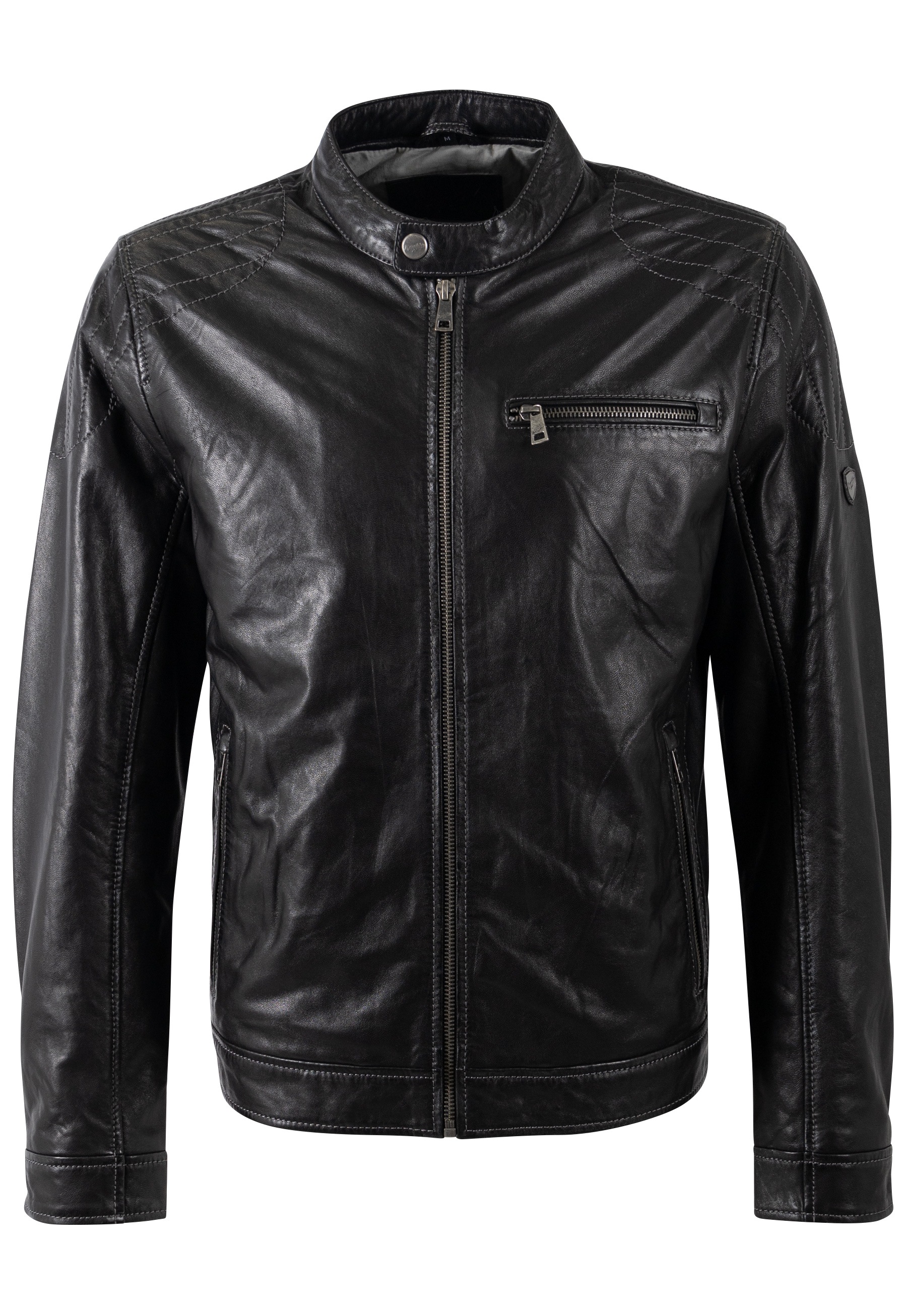 Mauritius Lederjacke »MMOrvay« mit Bikerkragen