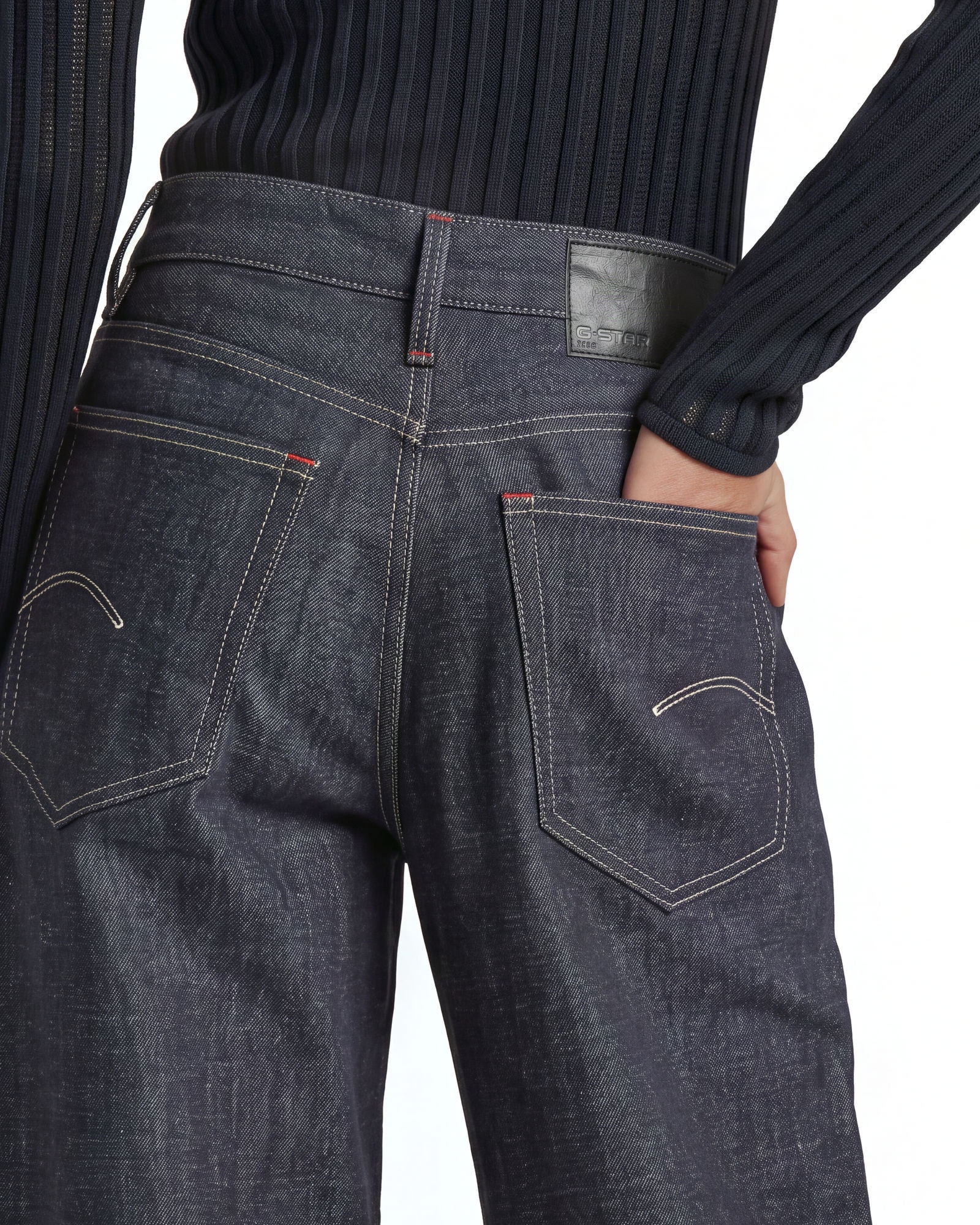 G-STAR 5-Pocket-Jeans »Weite Roxx-Selvedge-Jeans«