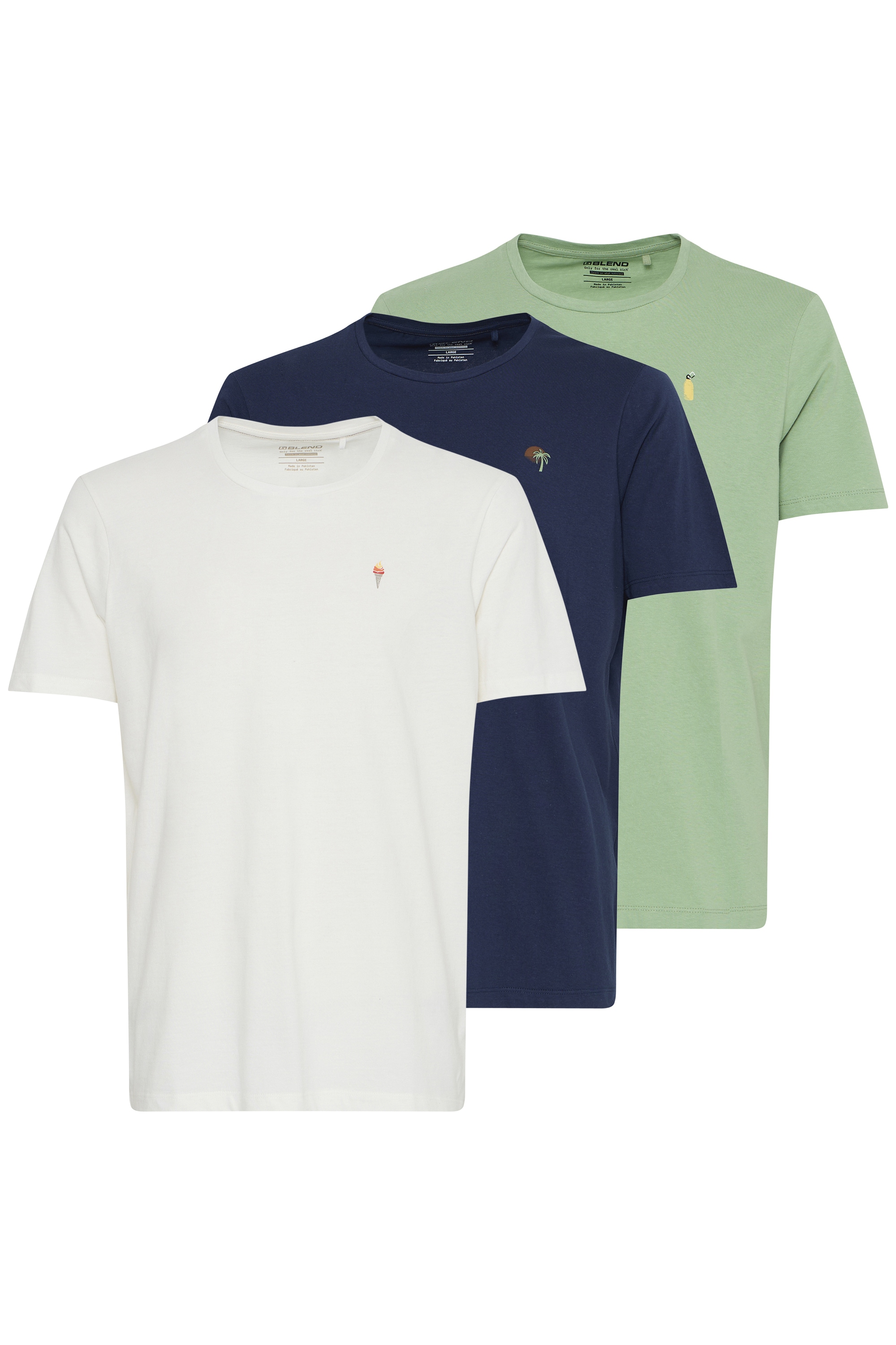 Blend T-Shirt "T-Shirt BHTee 3 Pack"