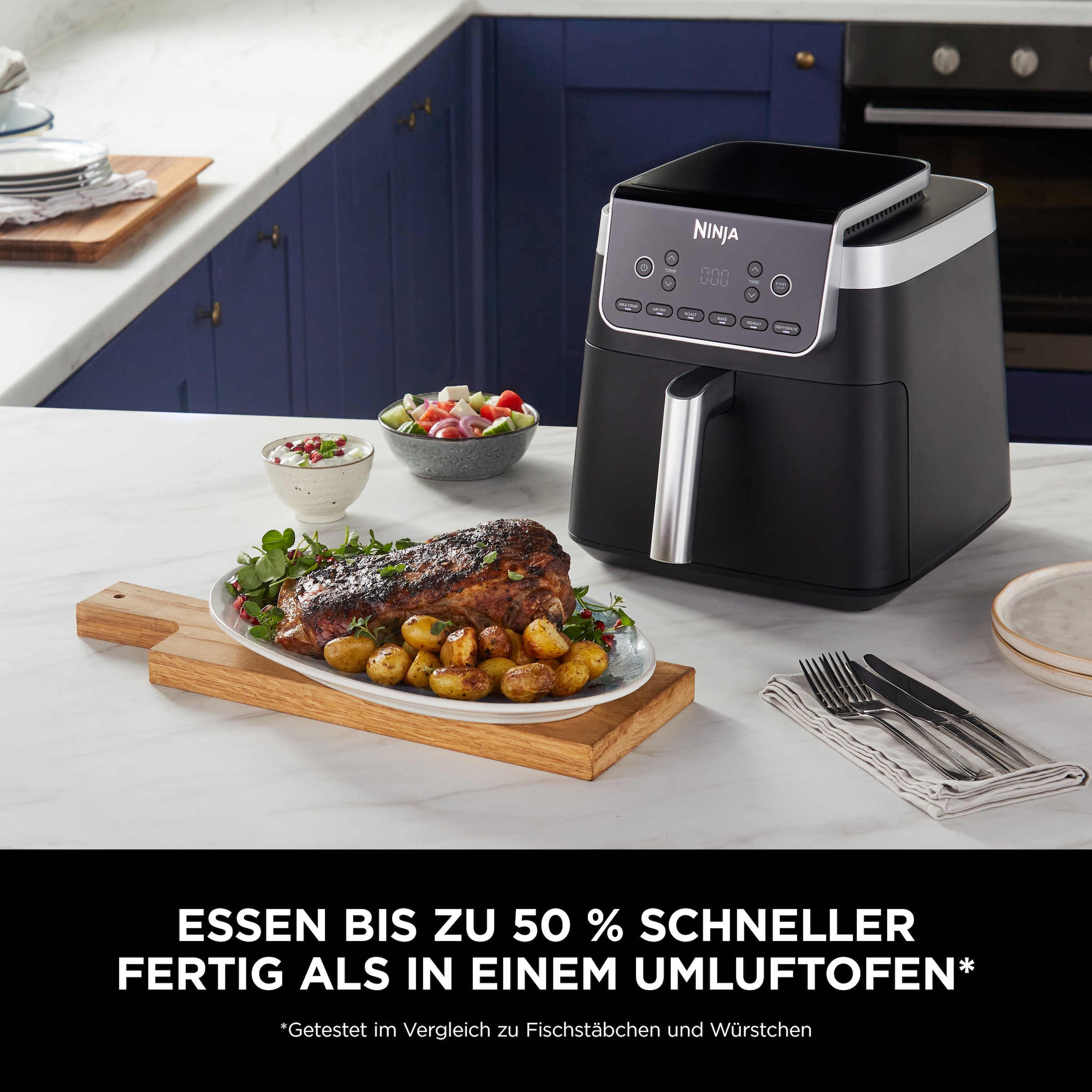 NINJA Heißluftfritteuse »AF180EU«, 2000 W