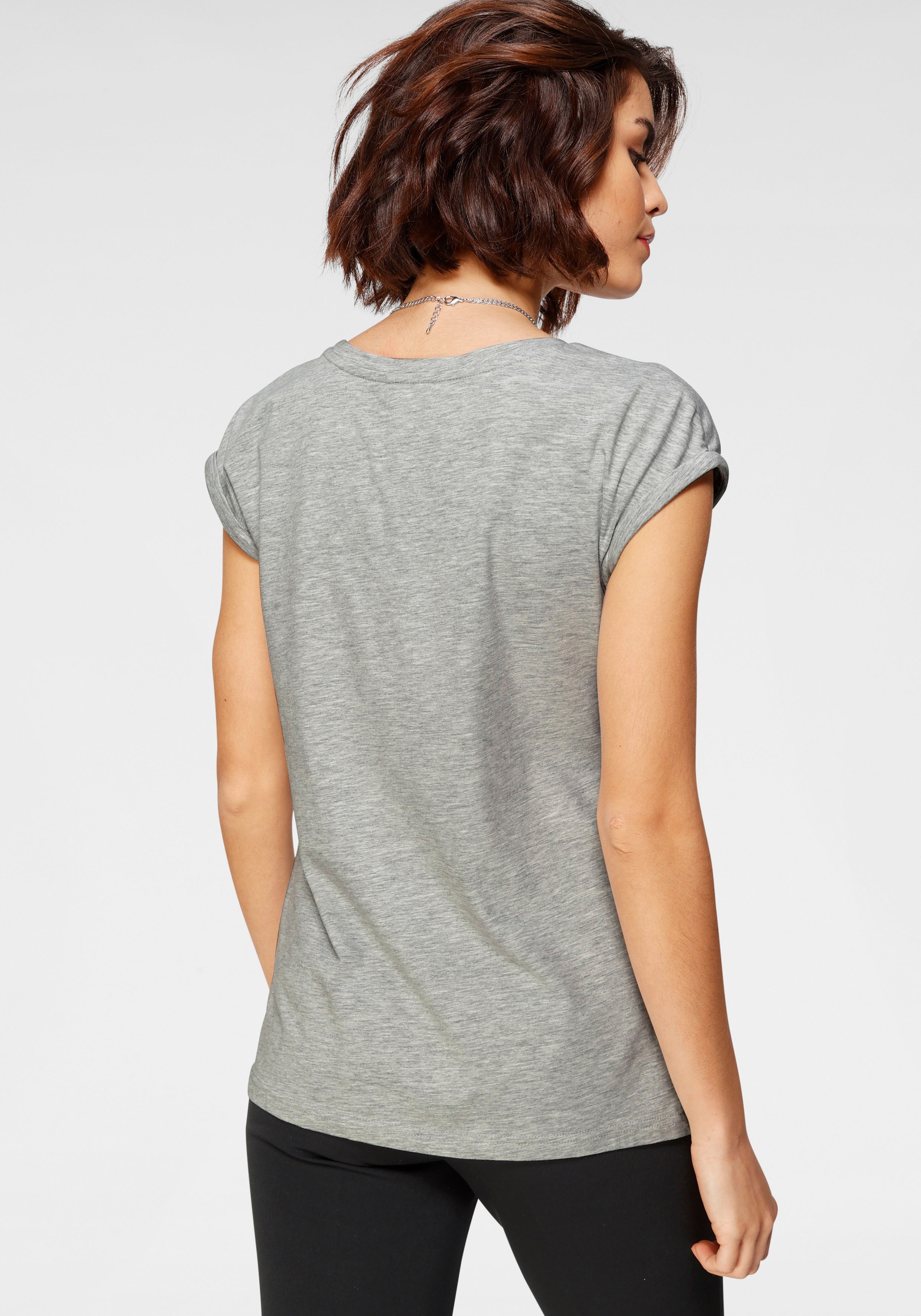 Tamaris T-Shirt, mit überschnittenen Ärmeln günstig online kaufen