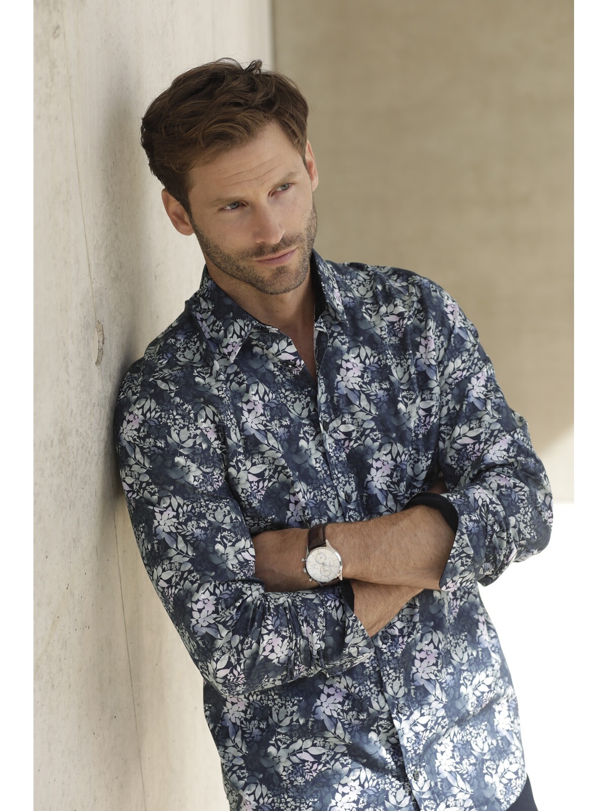 Babista Langarmhemd »Hemd STEFZITOTE«, (1 tlg.), im floralen Druck-Design