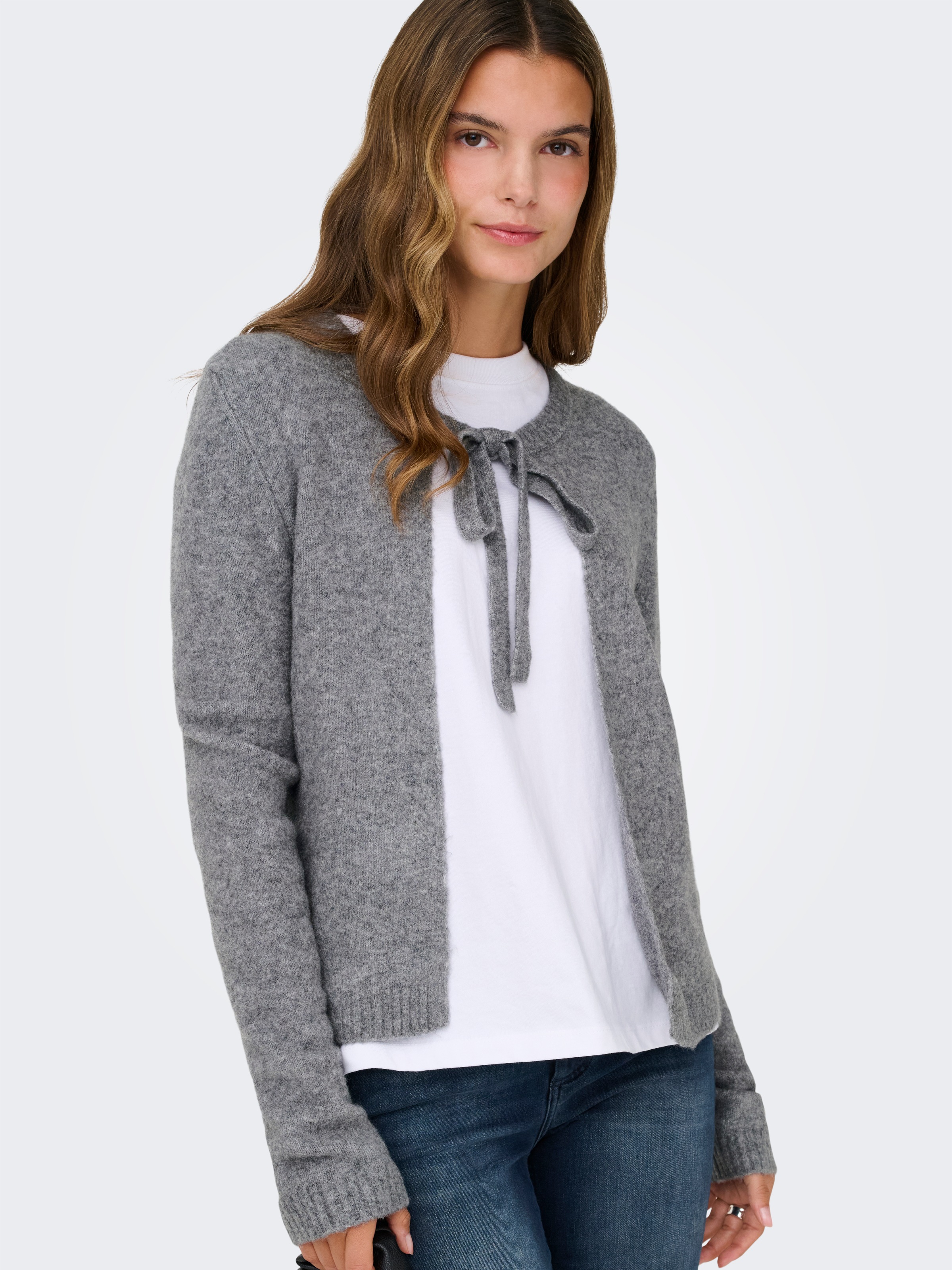 ONLY Strickjacke "ONLJESSIE LS ONE STRING CARDIGA KNT" günstig online kaufen