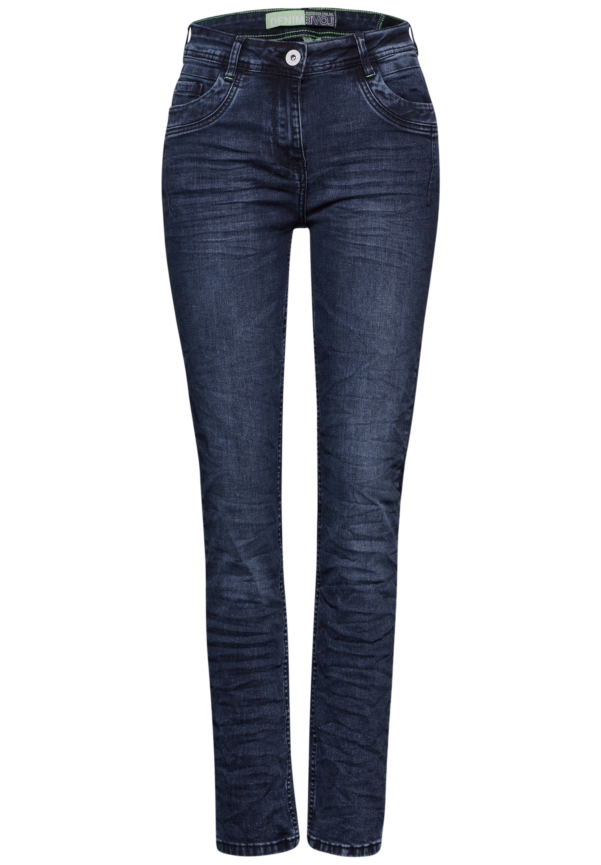 Cecil Slim-fit-Jeans, High Waist