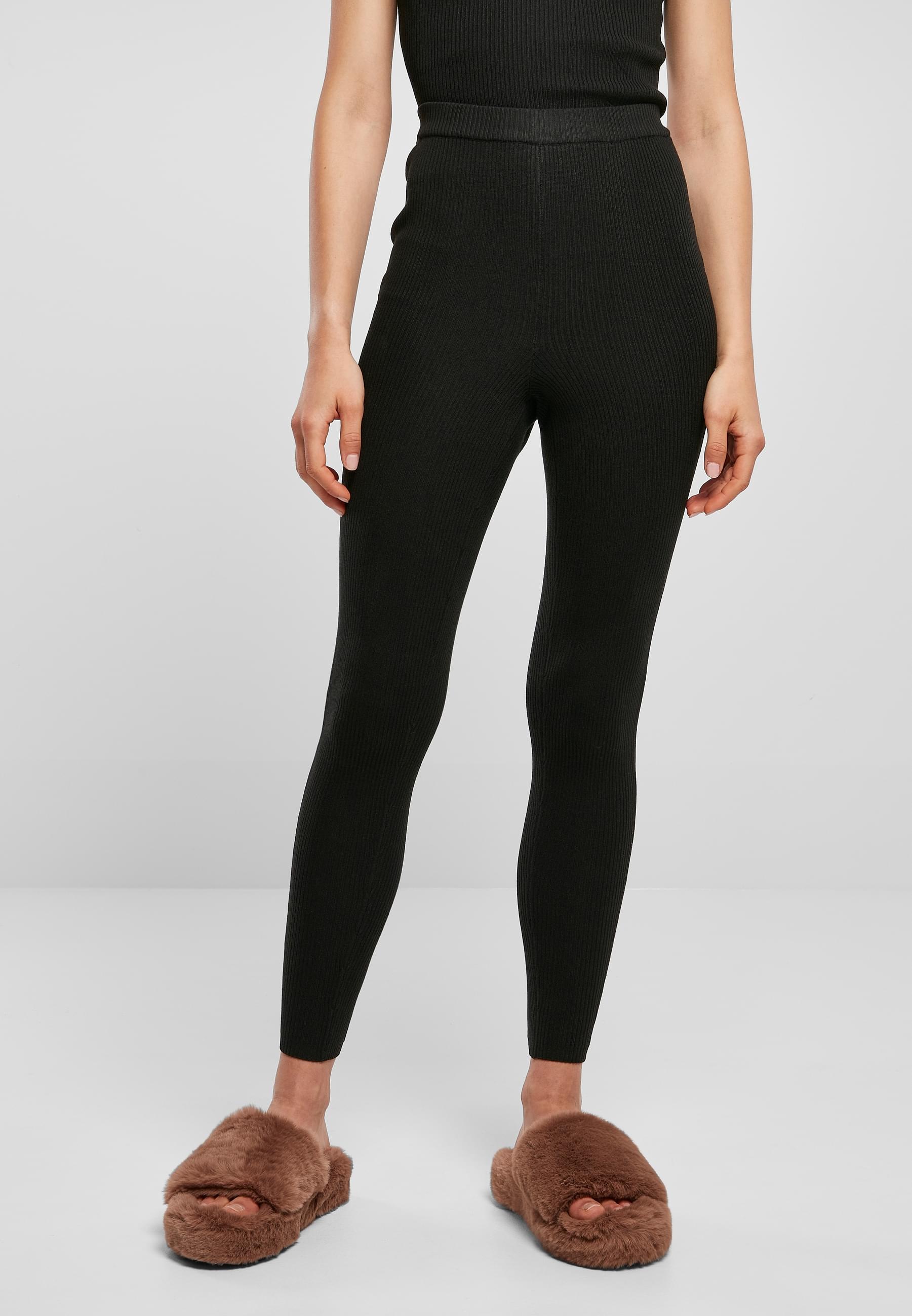 URBAN CLASSICS Leggings »Urban Classics Damen Ladies Rib Knit Leggings«, (1 tlg.)