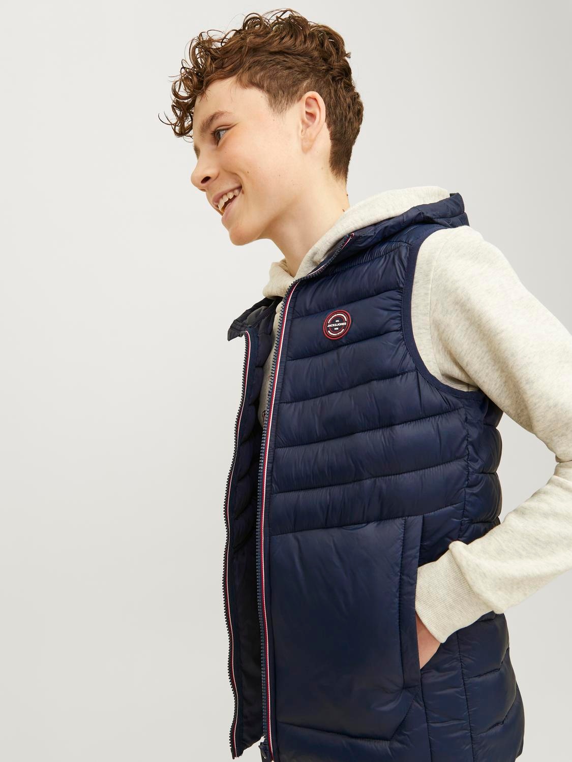 Jack & Jones Junior Steppweste »JJESPRINT PUFFER BW HOOD NOOS JNR«