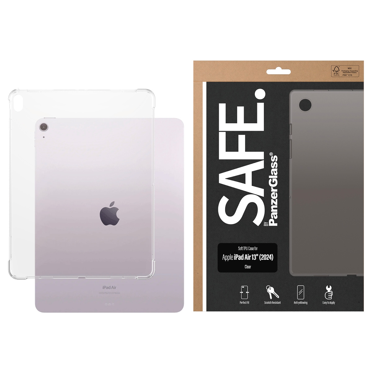 Tablet-Hülle »Soft TPU Case für Apple iPad Air 13 (2024)«, Backcover, Schutzhülle,...