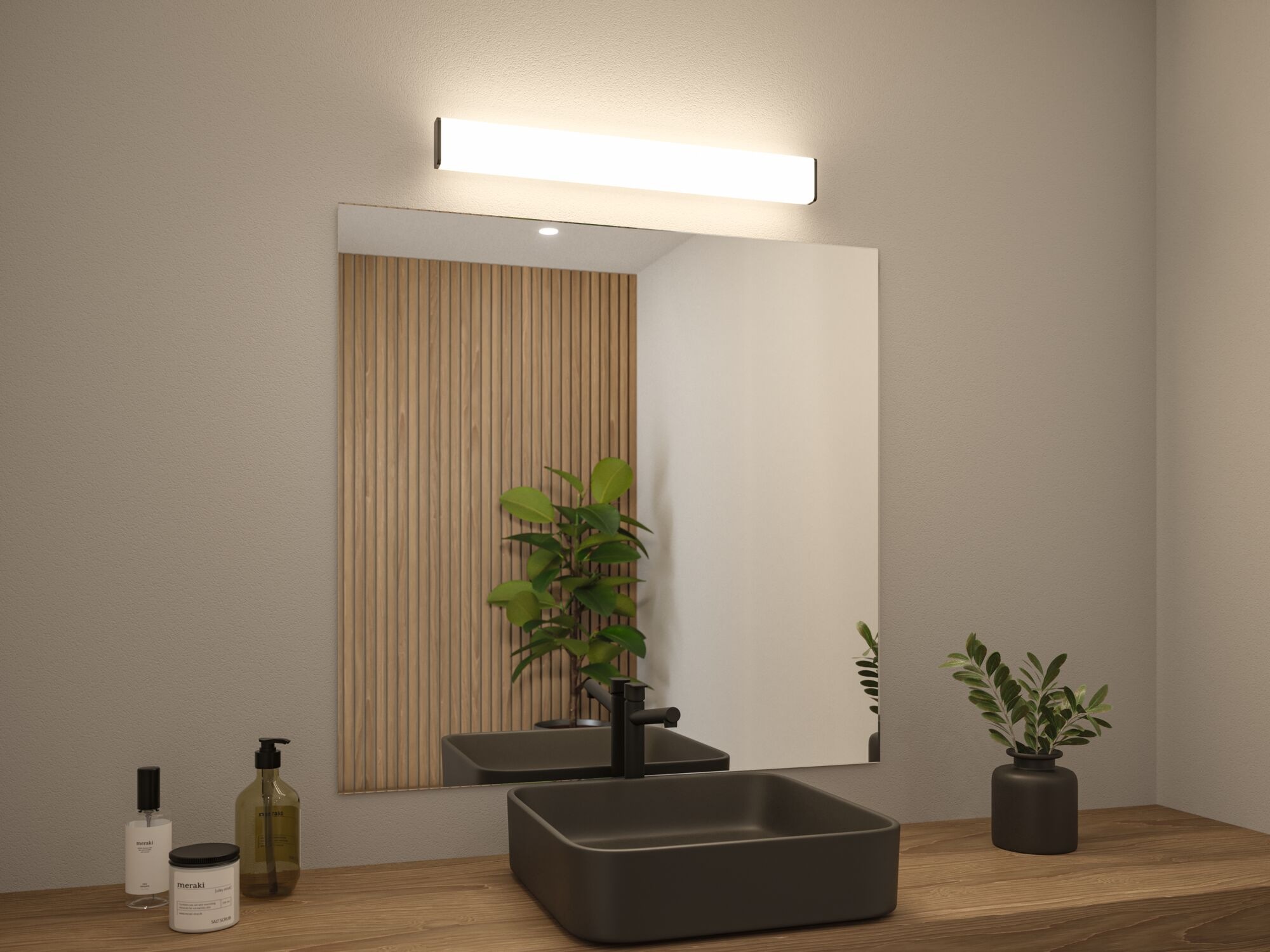 Paulmann LED Wandleuchte »Selection Bathroom LED Wandleuchte Nembus IP44 3000K, 230V 11,2 W«, 1 flammig