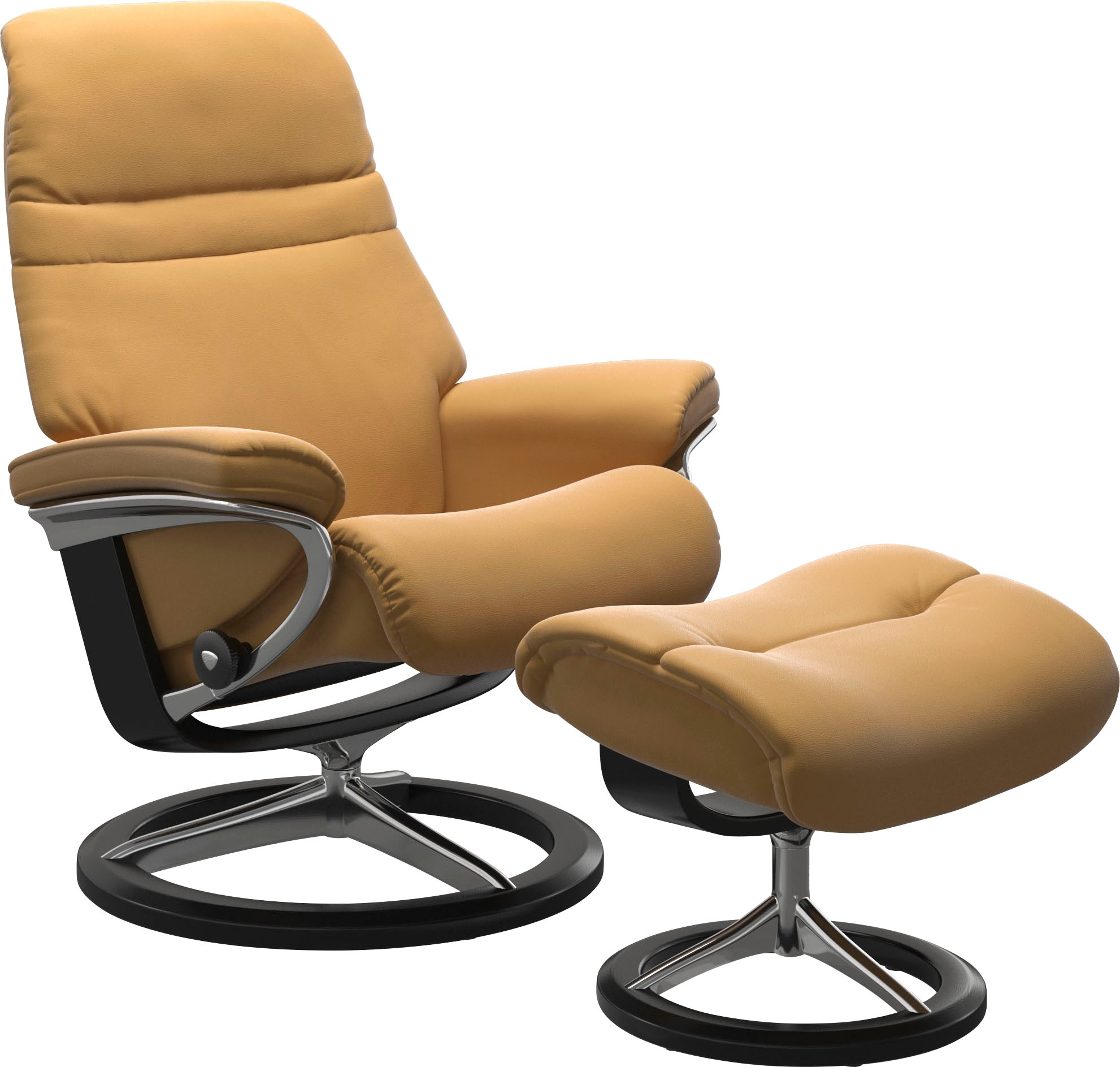 Stressless® Relaxsessel mit Relaxsessel S, Größe | Signature mit Gestell »Sunrise«, Schwarz BAUR Base, kaufen (Set, Hocker)