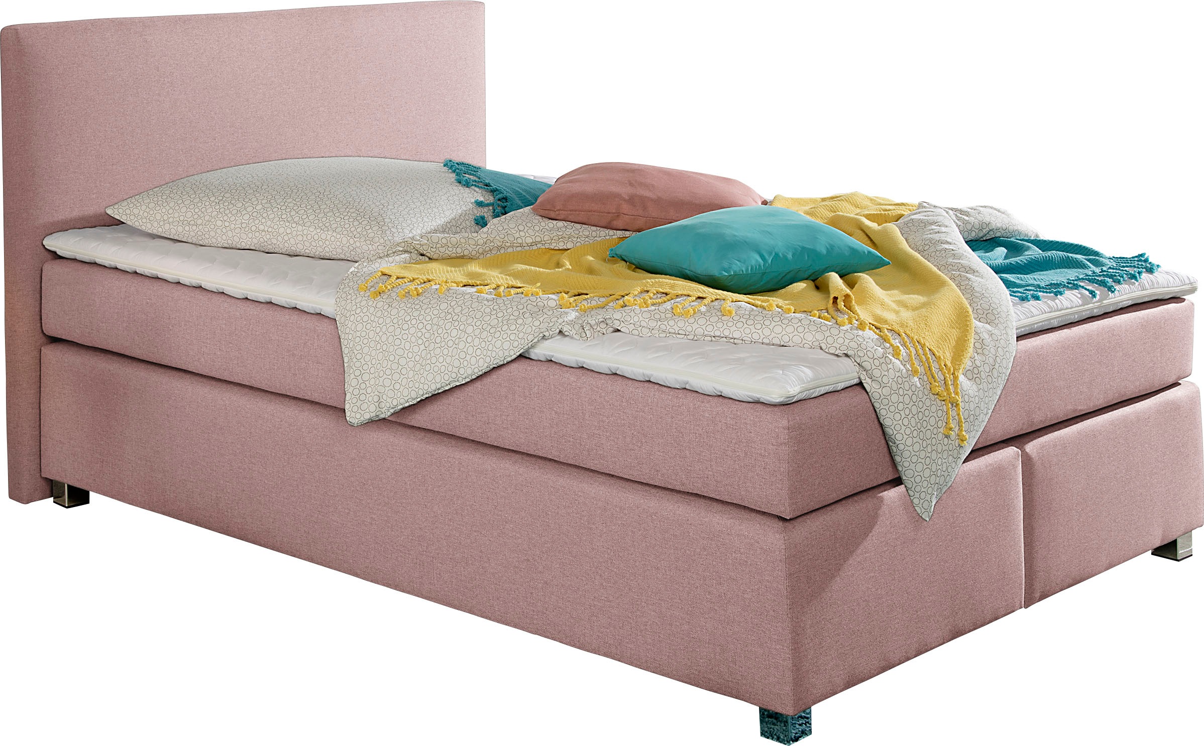 INOSIGN Boxspringbett »Eliana«, inkl. Topper, in 4 Breiten, 3 Matratzenarten und 2 Härtegraden