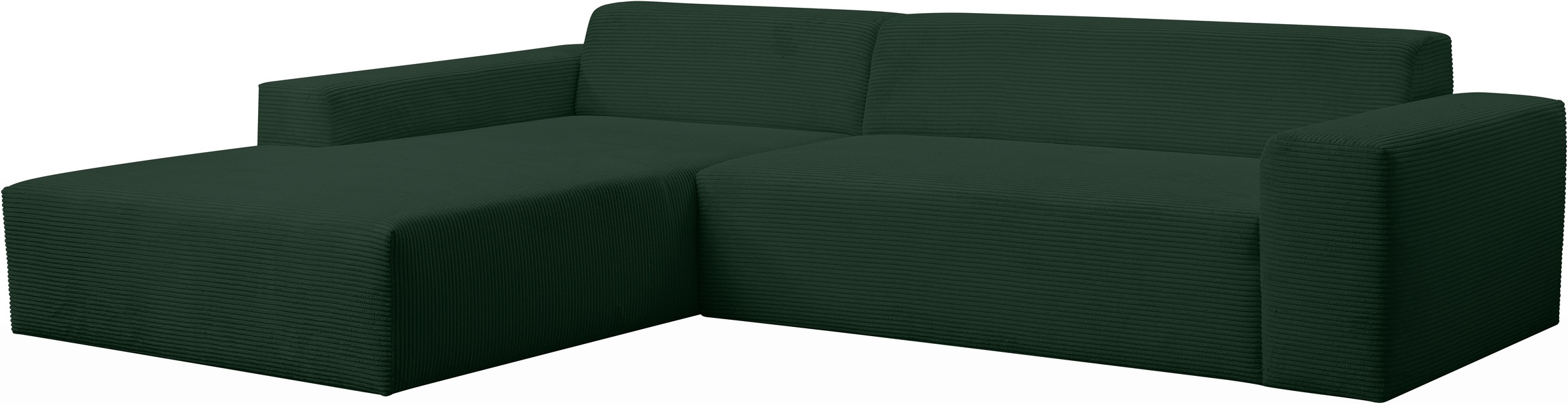 WERK2 Ecksofa »Zeus-XL, Mega-Sofa mit großer Sitztiefe, Stellmaße 311cm x 210cm«, Curvy Trend Garnitur mit urbaner Optik, bequem, Big-Sofa, L-Form