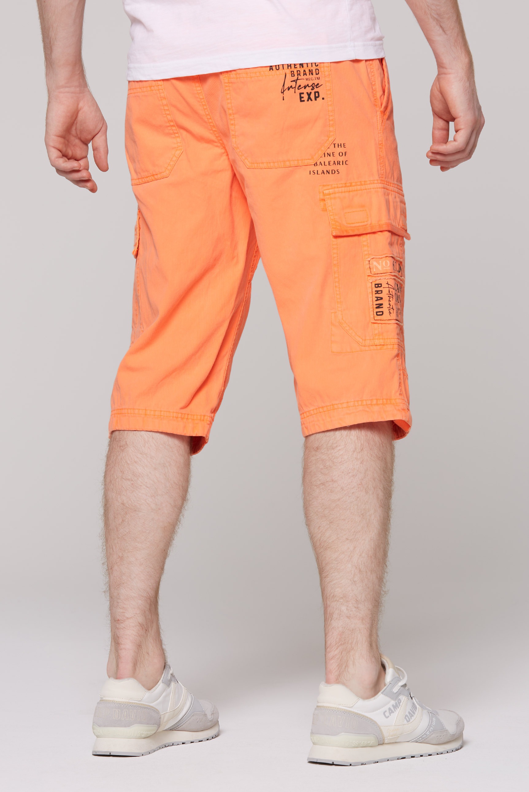 CAMP DAVID Shorts, mit Bindeband am Saum