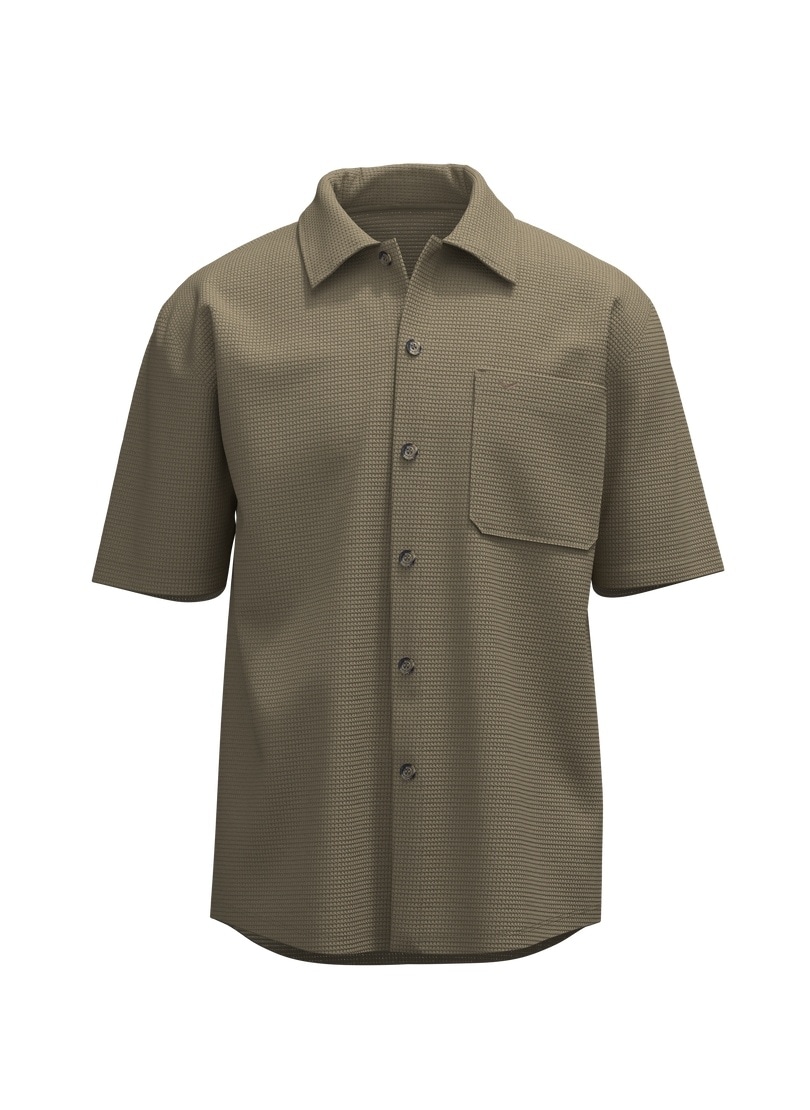 Trigema Blusenshirt »TRIGEMA Polohemd in Waffel-Optik« 1
