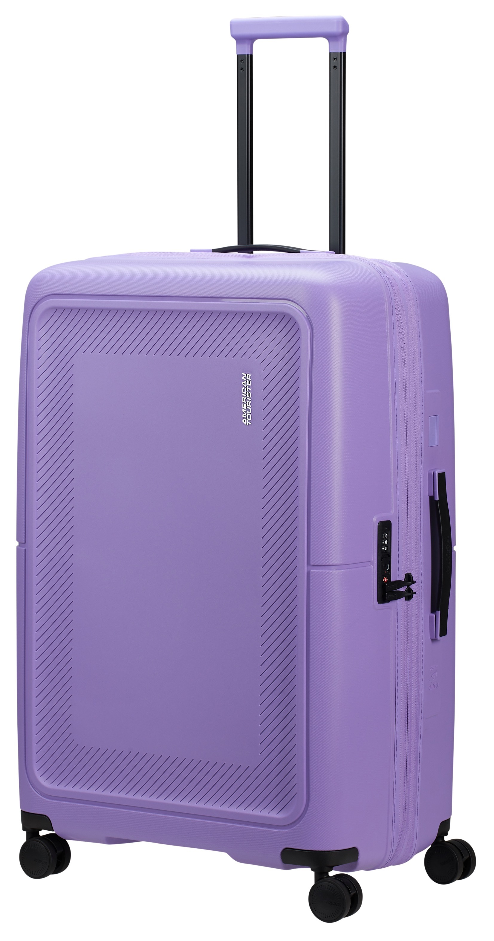 American Tourister Hartschalen-Trolley "DASHPOP 77", 4 St. Rollen, Koffer groß Reisekoffer TSA-Zahlenschloss Aufgabegepä