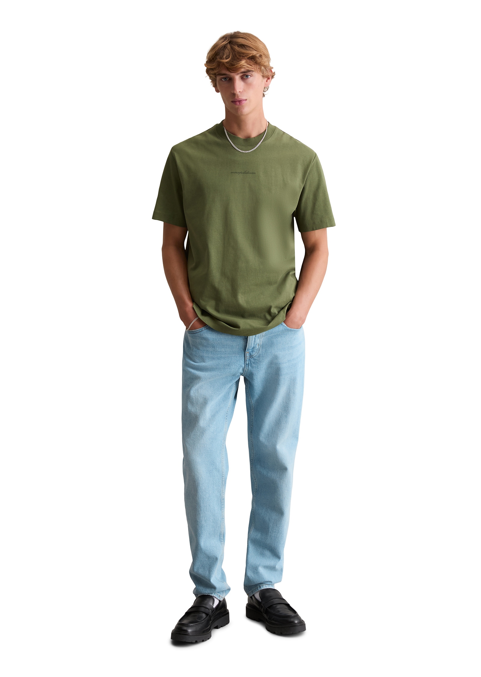 Marc O'Polo DENIM T-Shirt »aus mittelschwerem Bio-Baumwoll-Jersey«