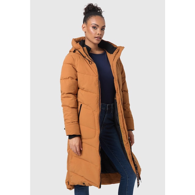 Marikoo Winterjacke »Benikoo«, langer Winter Mantel gesteppt für kaufen |  BAUR