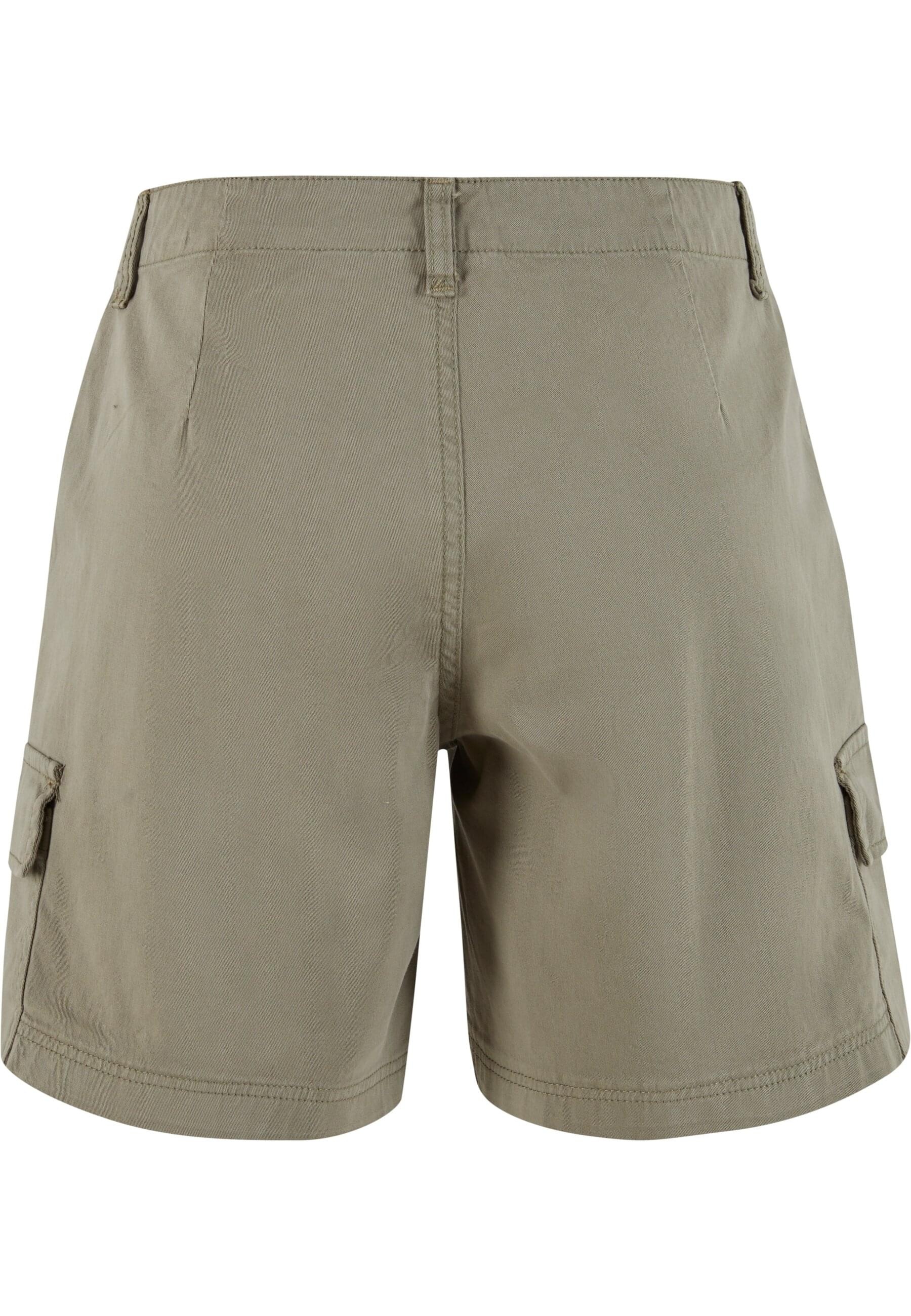 URBAN CLASSICS Cargoshorts »Urban Classics Ladies Cotton Cargo Shorts«, (1 tlg.)
