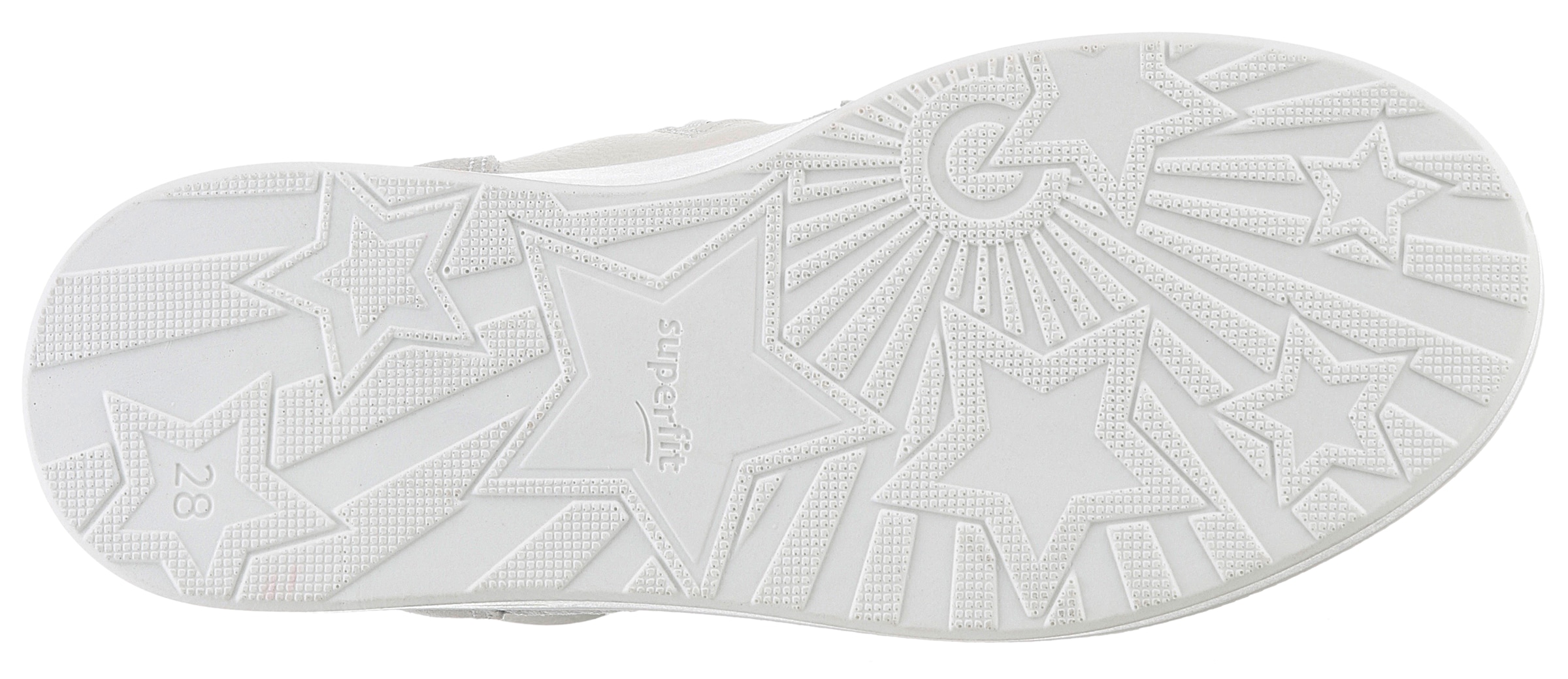 Superfit Sneaker »STELLA WMS: mittel«, Schnürboots mit Plateausohle, Größenschablone zum Download