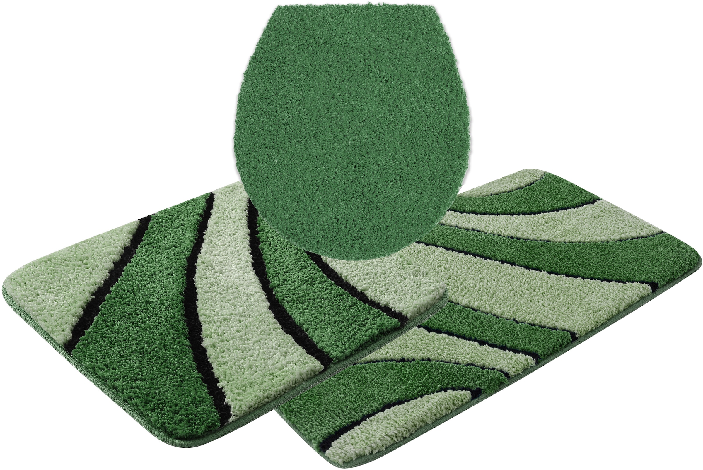 my home Badematte "Anna, Badvorleger, Badezimmer Teppich" Höhe 16 mm rutsch günstig online kaufen